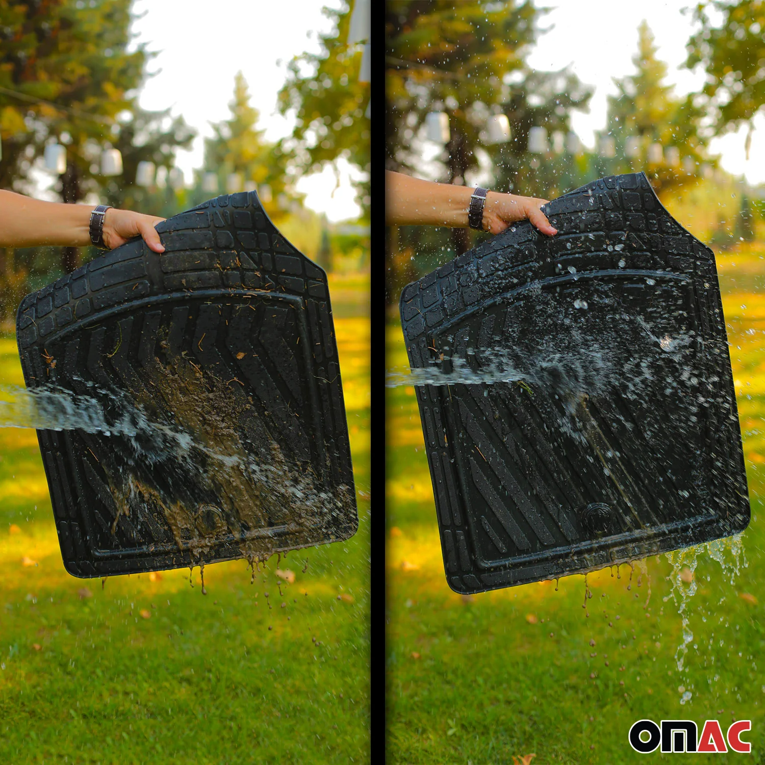 GMC Terrain Semi-Custom fit Floor Mats Liner All Weather 3D Black Waterproof 4Pcs - Image 6