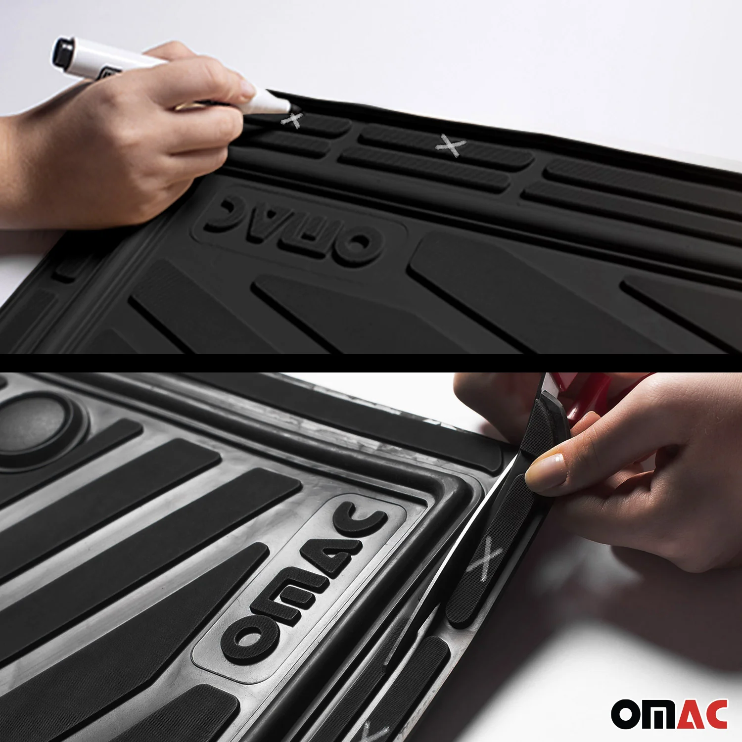 Toyota Corolla Semi-Custom fit Floor Mats Liner All Weather 3D Black Waterproof 4Pcs - Image 8