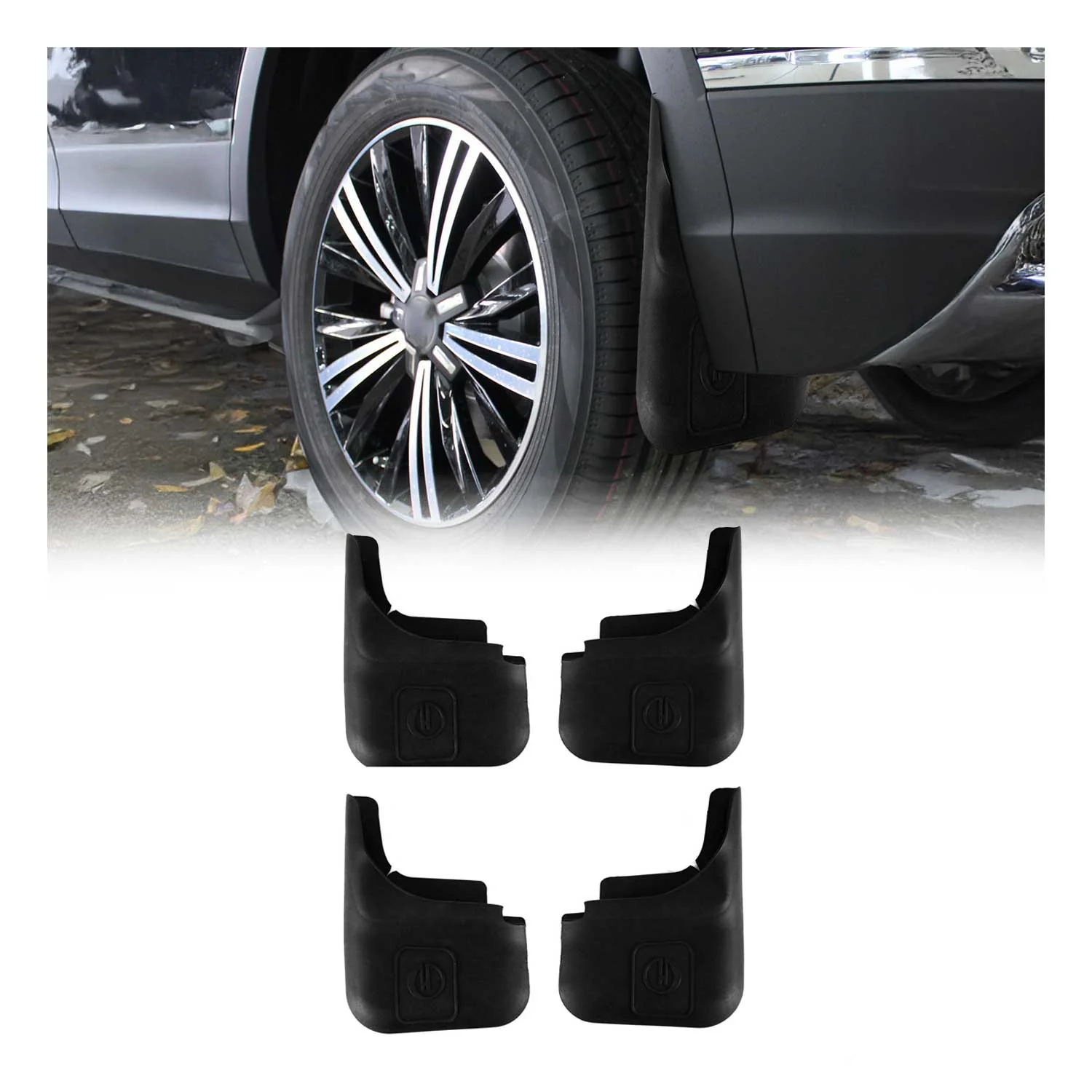 2017-2022 Honda CR-V Mud Guards Splash Mud Flaps Black 4 Pcs