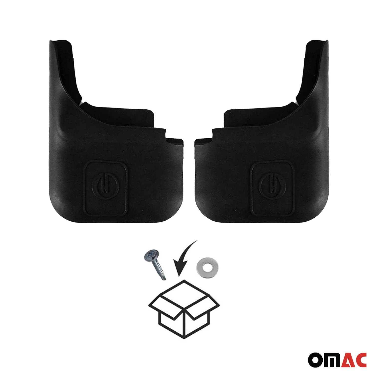 2009-2017 VW Tiguan Mud Guards Splash Mud Flaps Black 4 Pcs - Image 9