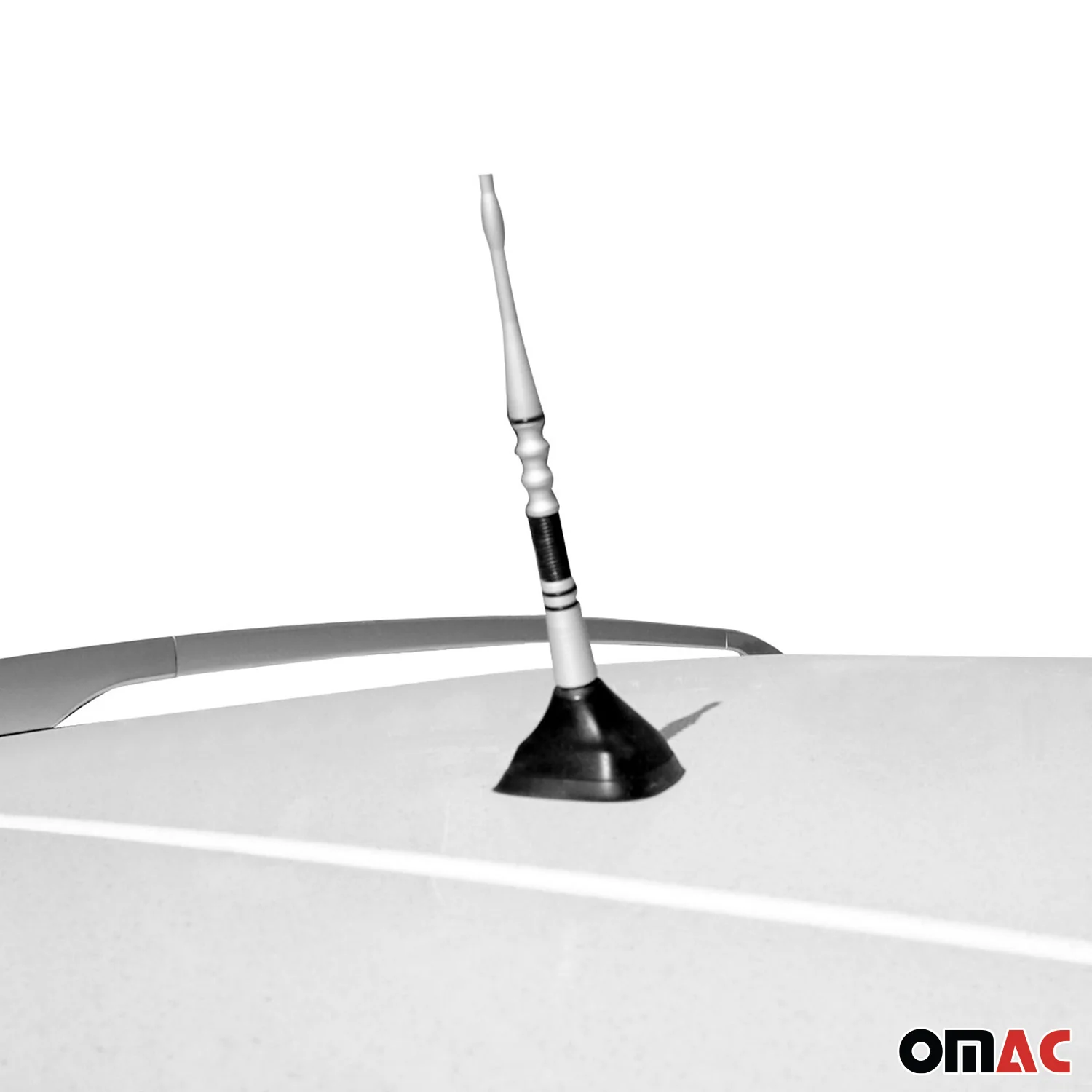 6" Car Radio Antenna Aluminium AM FM Auto Roof Aerial Screw On - Image 2