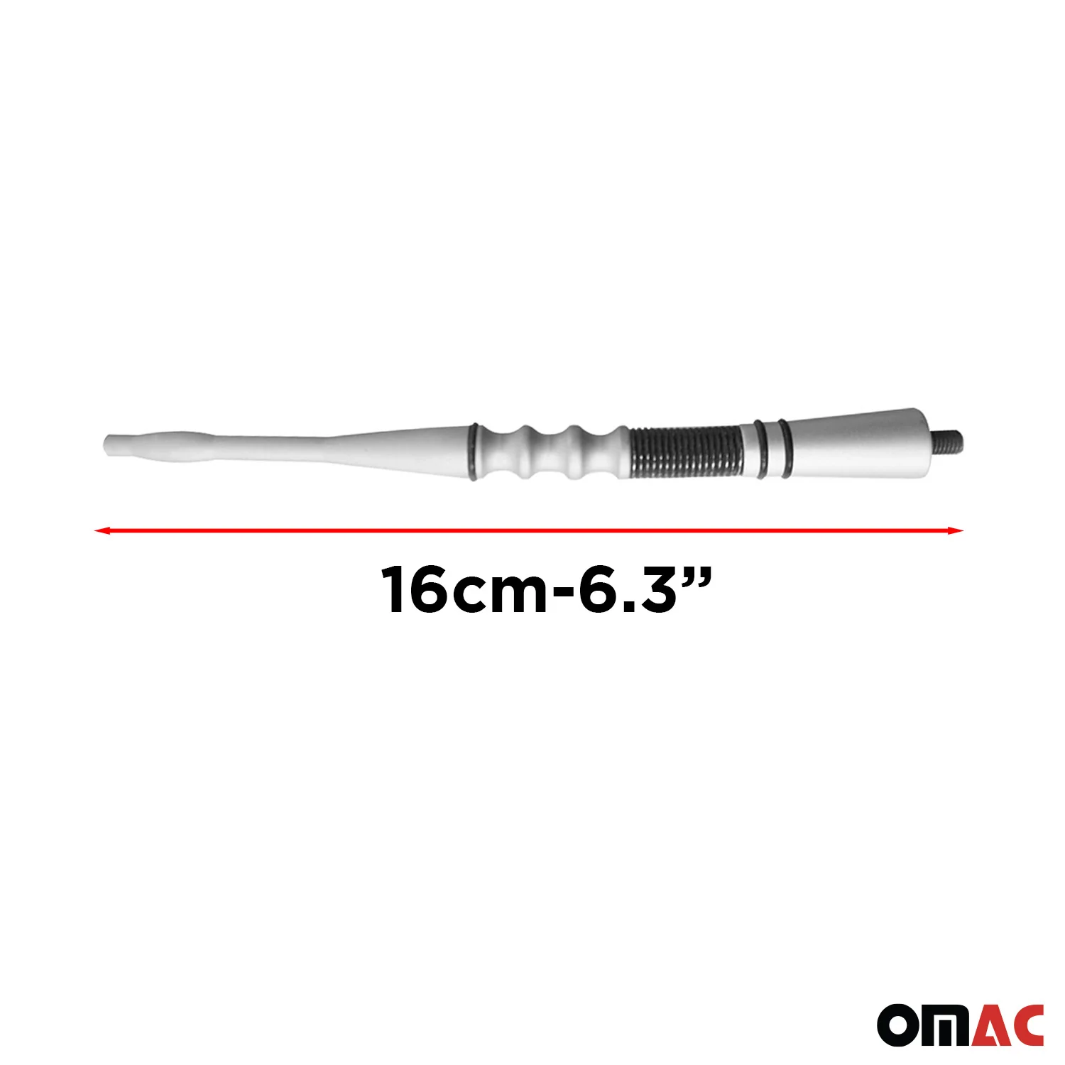 6" Car Radio Antenna Aluminium AM FM Auto Roof Aerial Screw On - Image 3