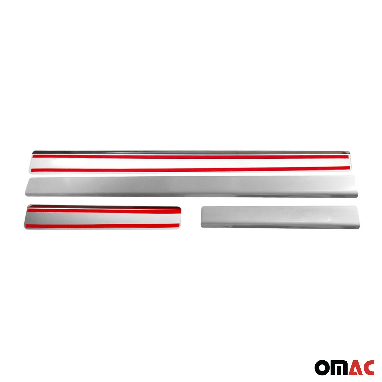 2002-2007 Alfa Romeo 147 Door Sill Scuff Plate Scratch Protector Stainless Steel 4x - Image 5