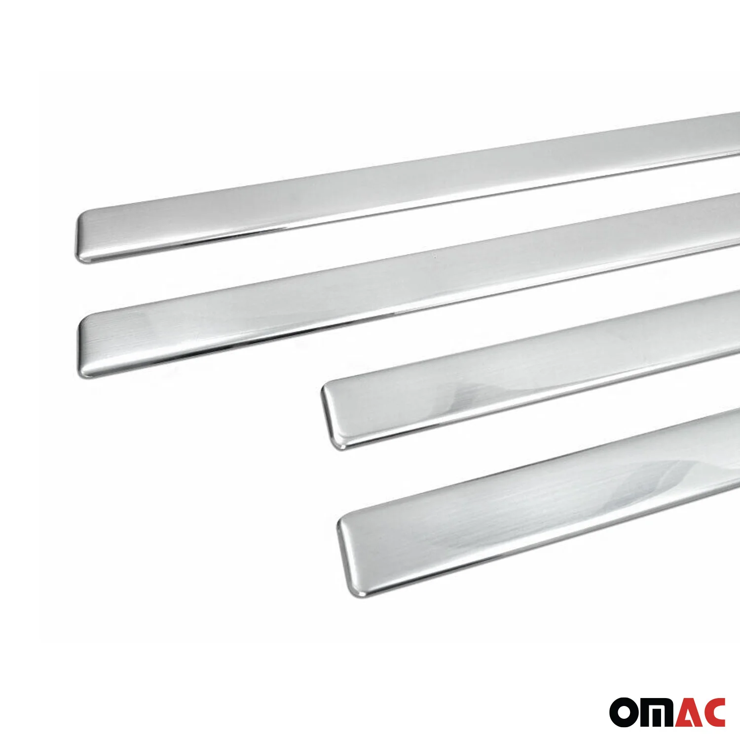 2002-2007 Alfa Romeo 147 Door Sill Scuff Plate Scratch Protector Stainless Steel 4x - Image 7