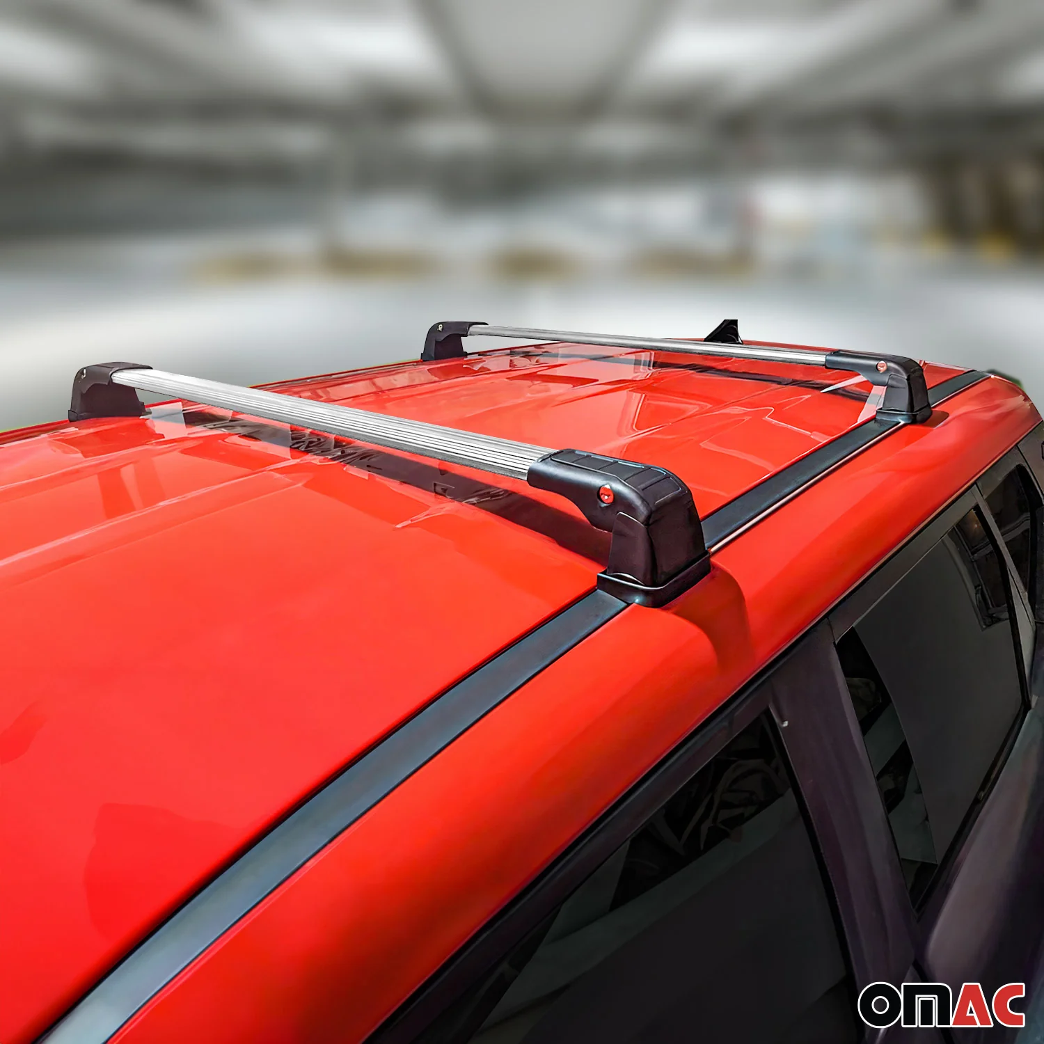 2015-2022 RAM ProMaster City Roof Rack Cross Bars Silver - Image 3