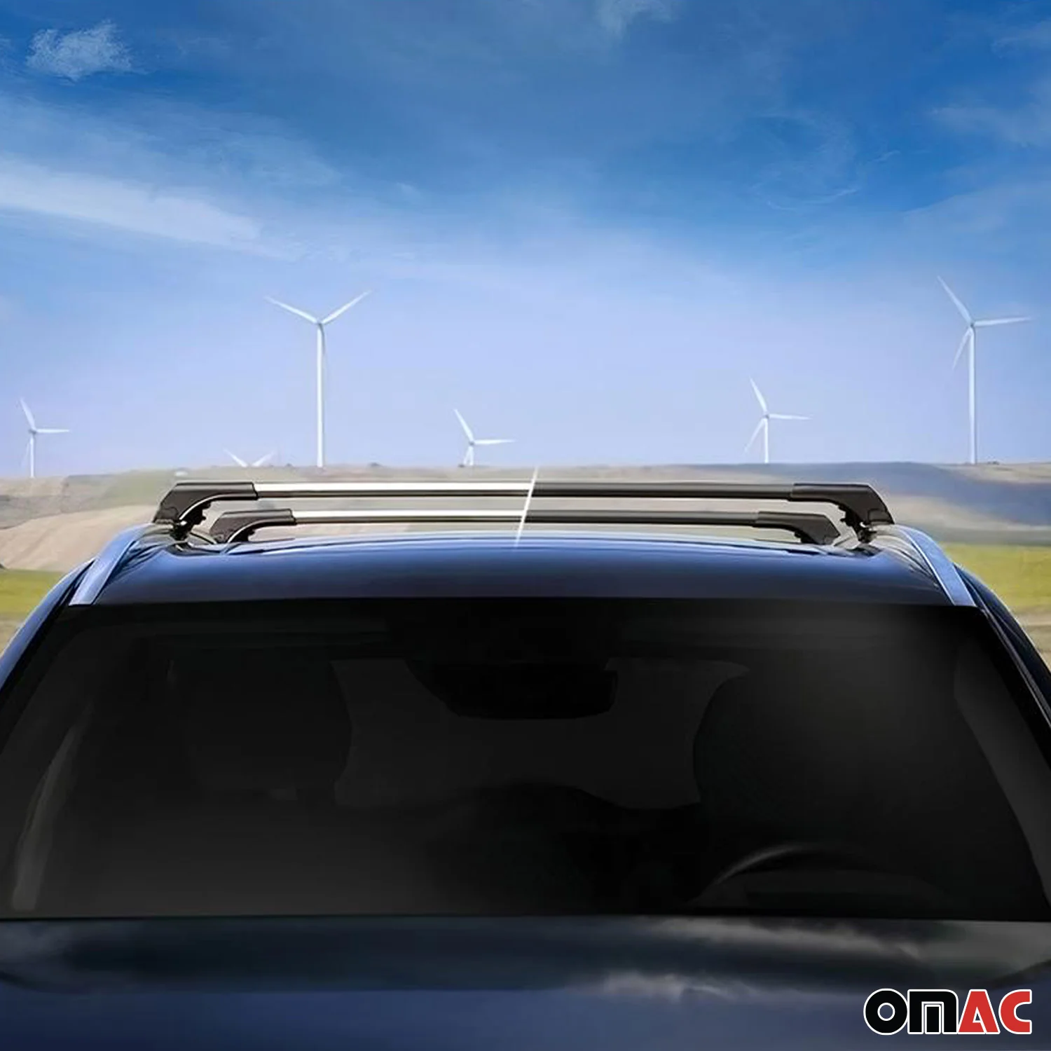 2016-2020 Kia Sorento Roof Rack Cross Bars Silver - Image 3