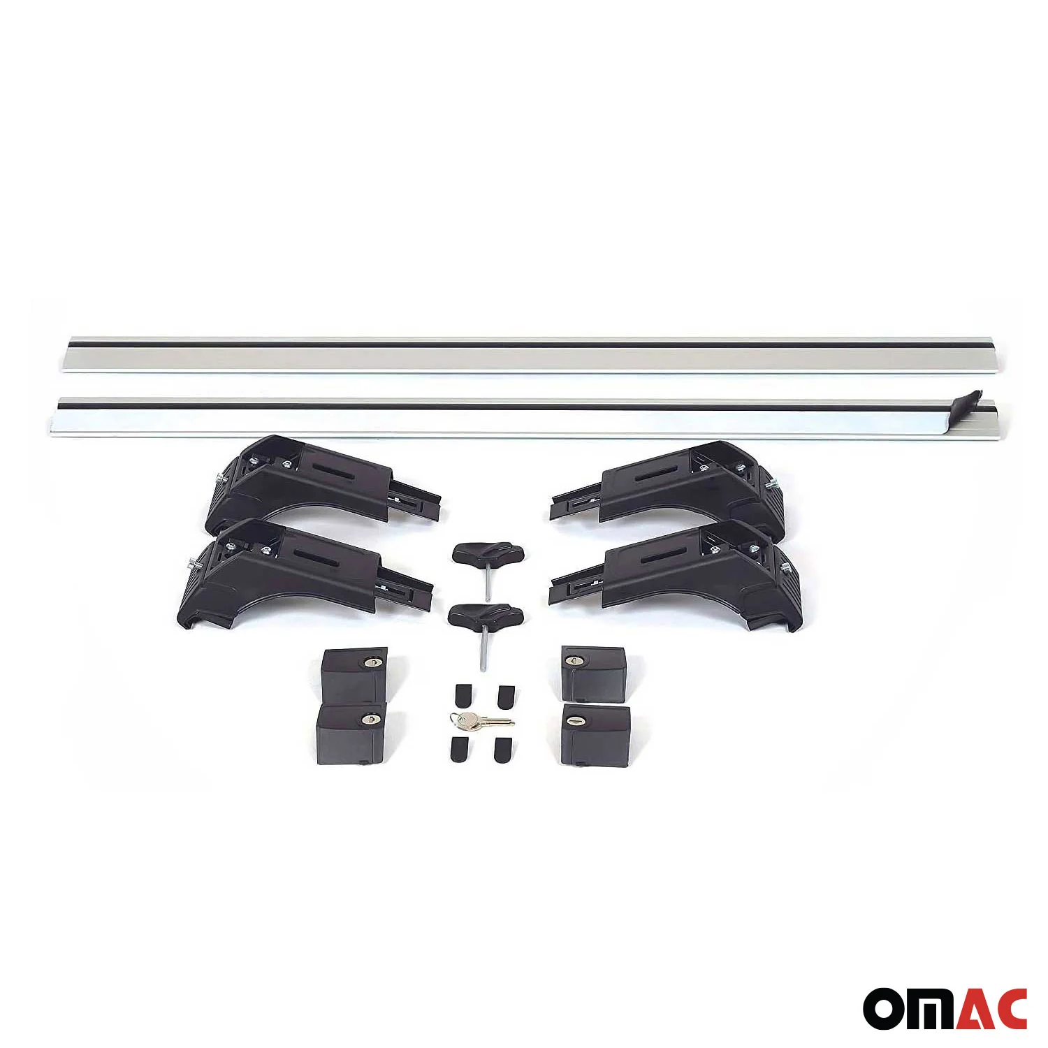 2016-2020 Kia Sorento Roof Rack Cross Bars Silver - Image 8