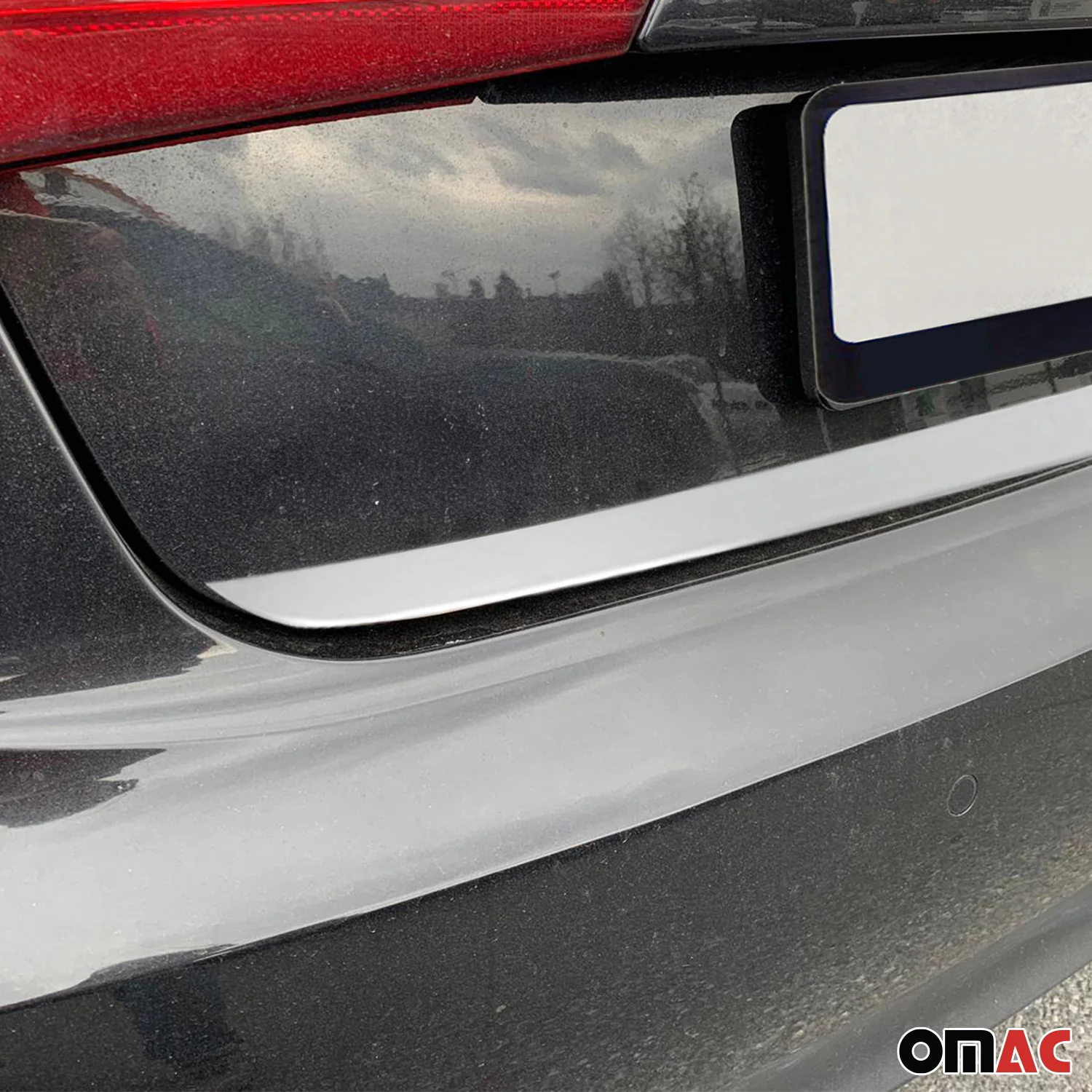 2012-2015 Audi A6 C7 Pre-FL Sedan Rear Trunk Molding Trim Stainless Steel - Image 3