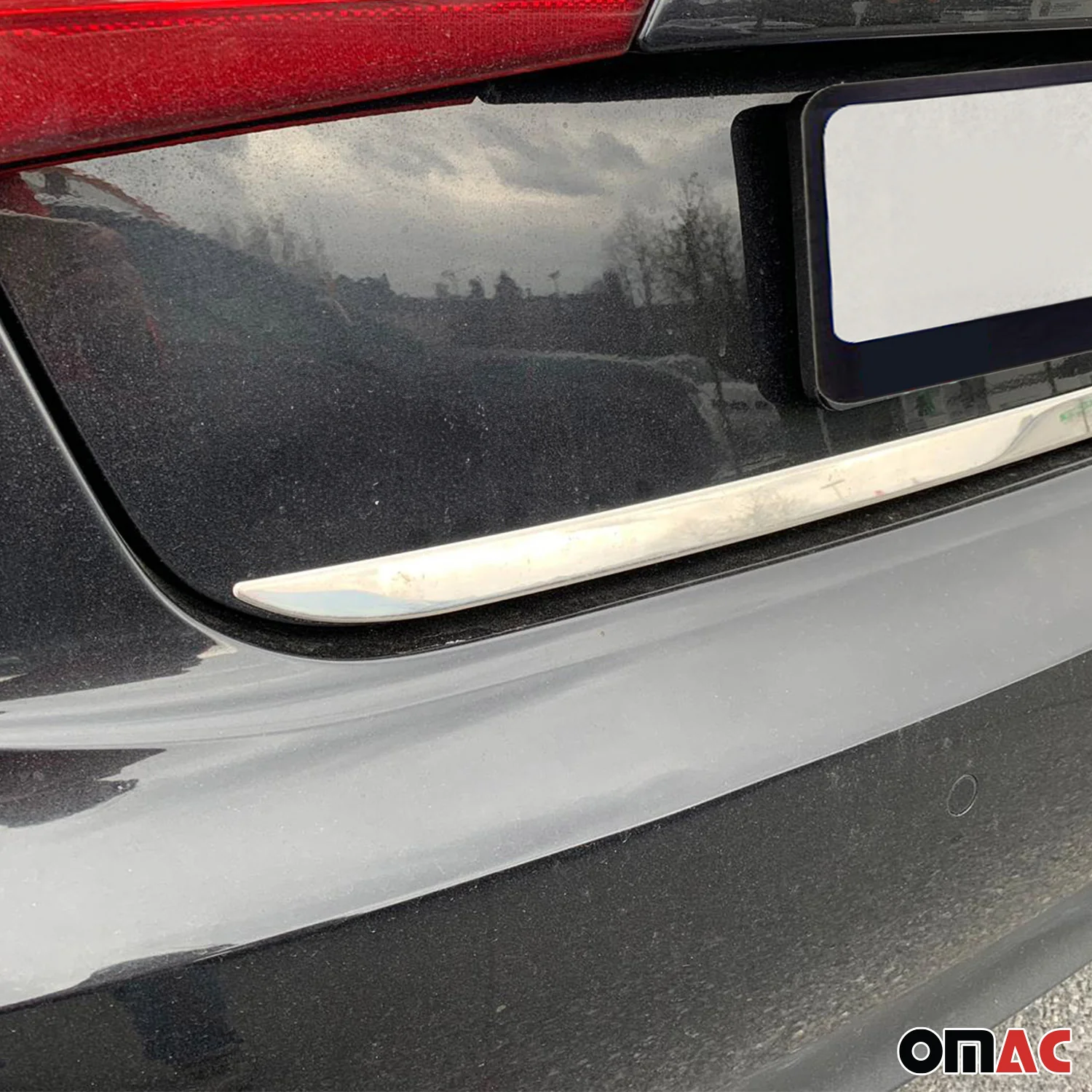 2012-2015 Audi A6 C7 Pre-FL Sedan Rear Trunk Molding Trim Stainless Steel - Image 5