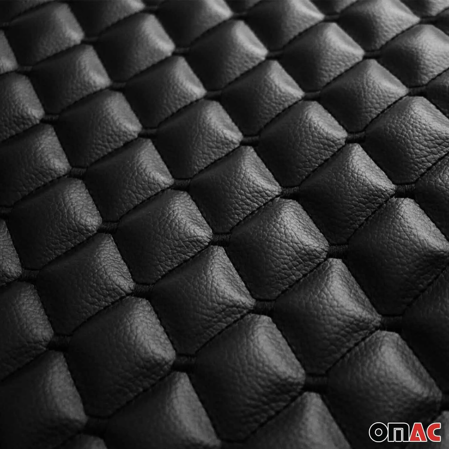 Suzuki Leather Breathable Front Seat Cover Pads Black - Image 5