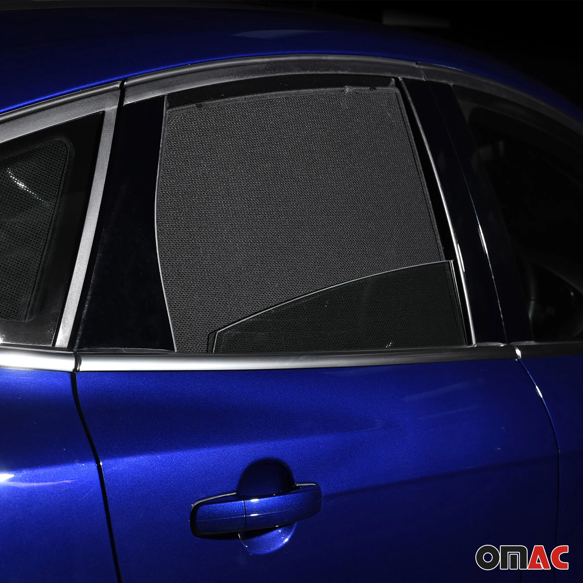2012-2018 Ford Focus 5 Door Side Rear Window Curtain Mesh Black 2Pcs - Image 8