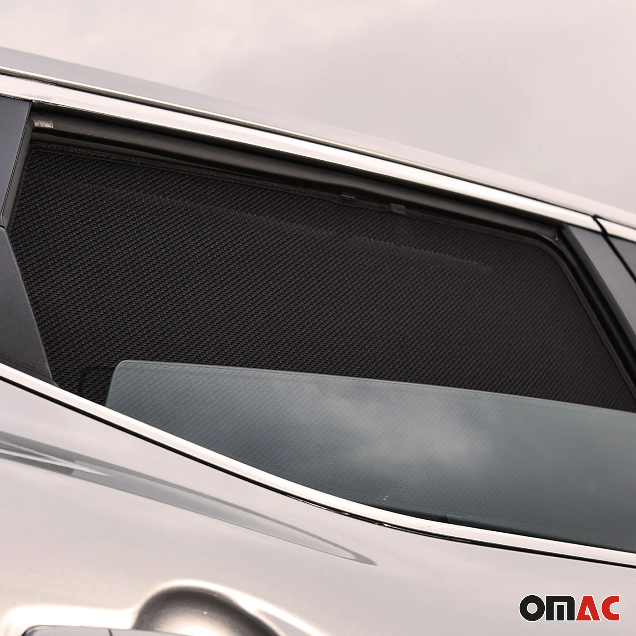 2006-2012 Kia Sedona Side Rear Window Curtain Mesh Black 2Pcs - Image 9
