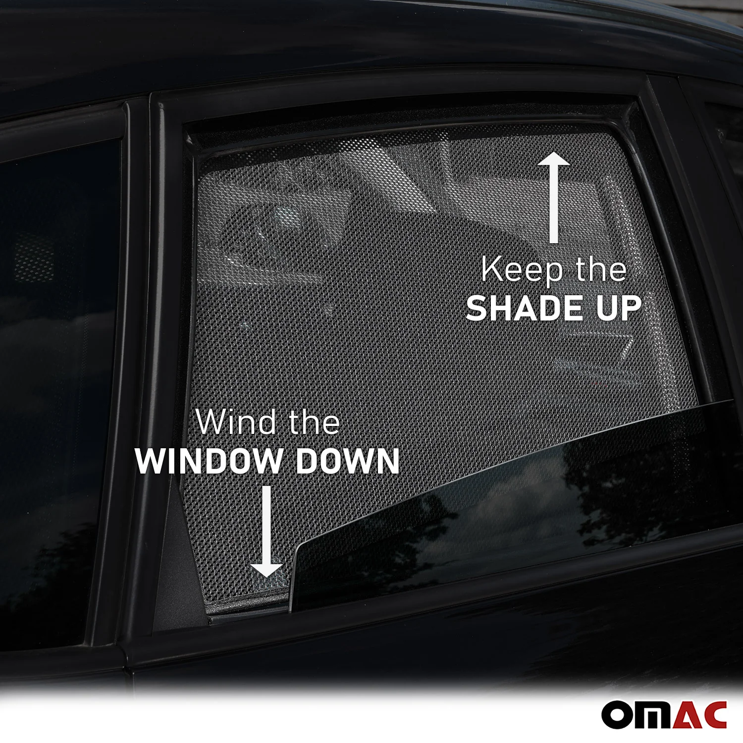 2015-2019 Land Rover Discovery Sport Side Rear Window Curtain Mesh Black 2Pcs - Image 6