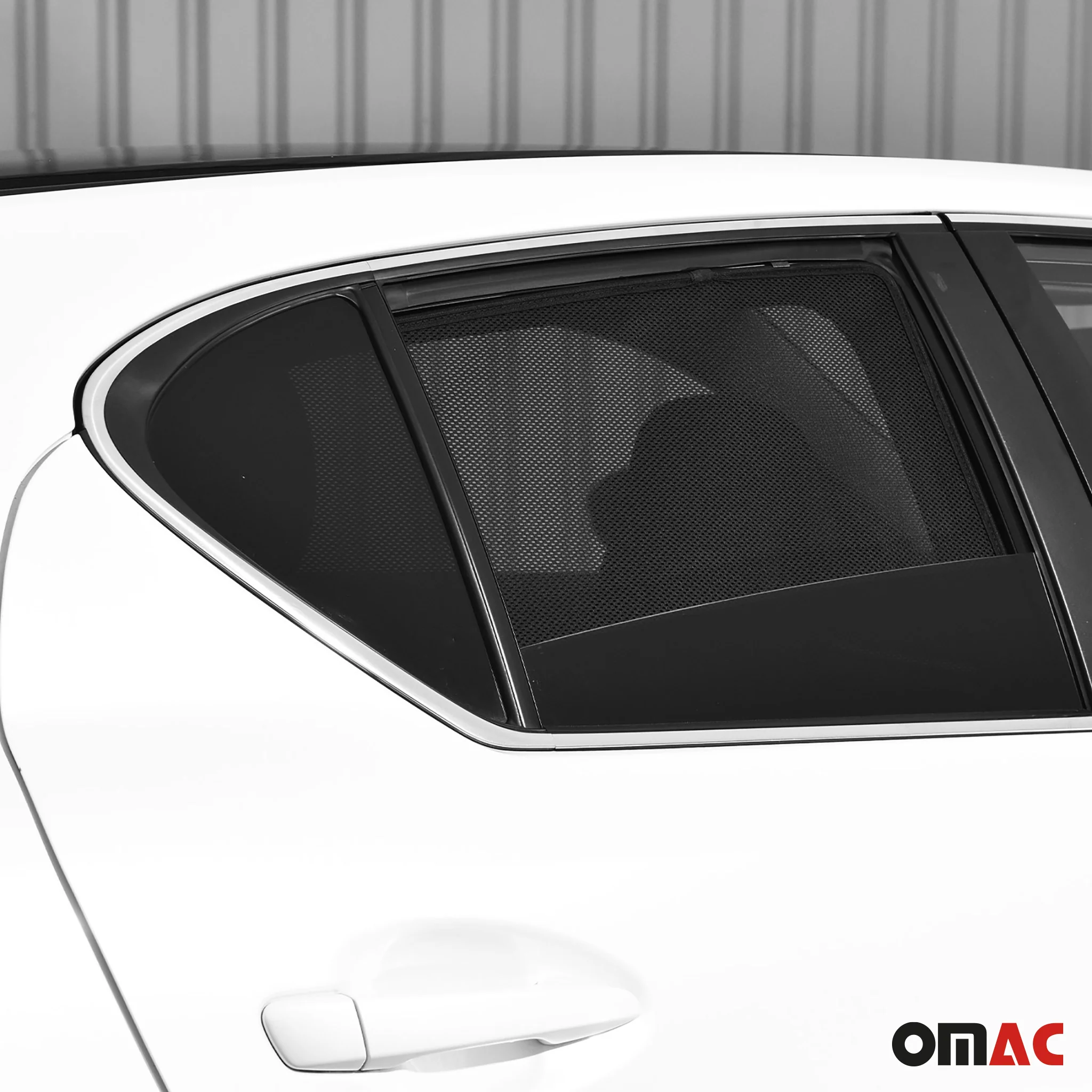 2011-2017 Lexus CT 200h Side Rear Window Curtain Mesh Black 2Pcs - Image 8