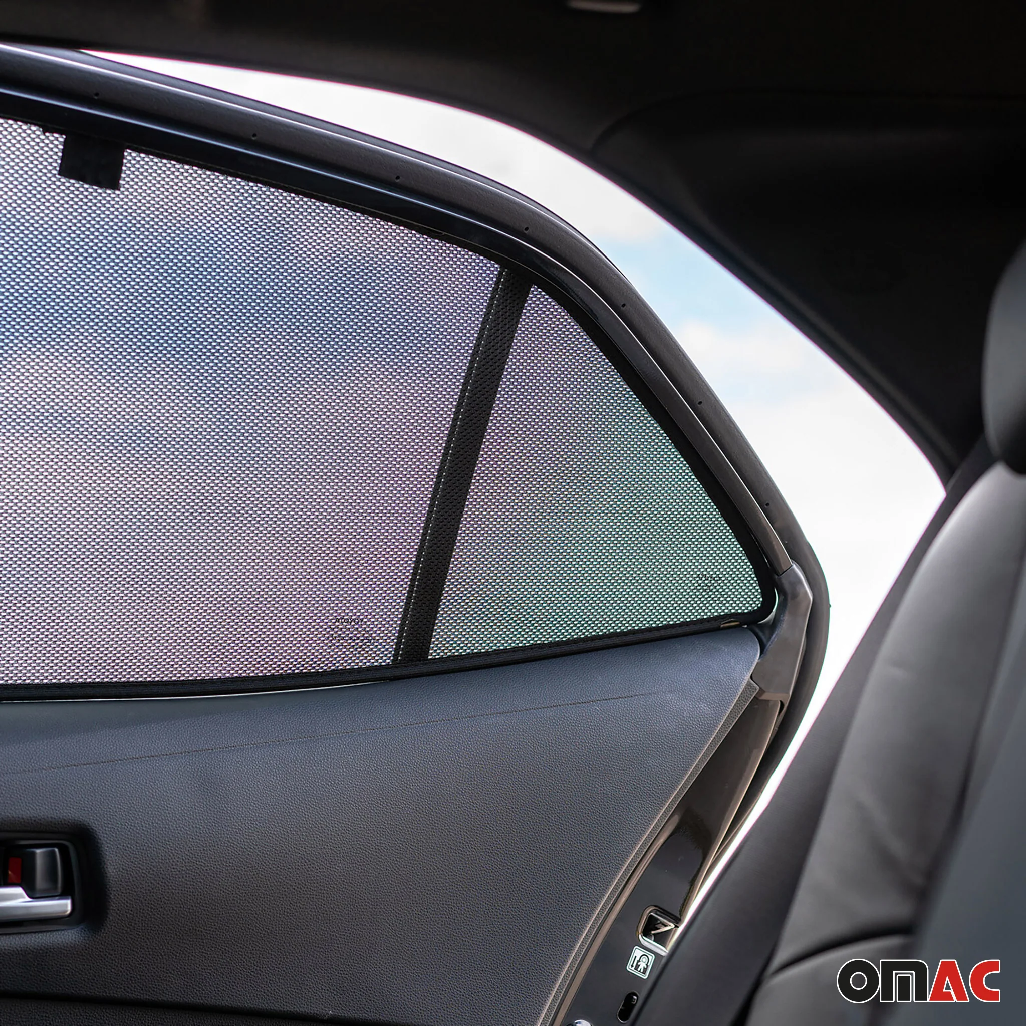 2019-2026 Toyota Corolla Hatchback Side Rear Window Curtain Mesh Black 2Pcs - Image 8
