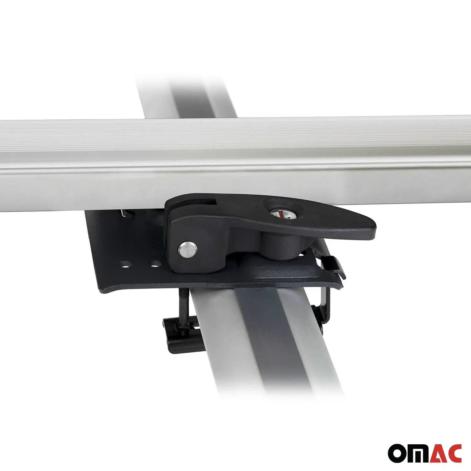 Bike Carrier Roof Rail Rack Cross Bars Luggage 59" Silver Aluminum Set - Image 7