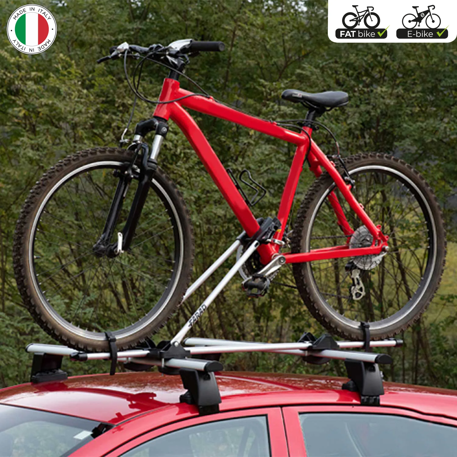 Bike Rack Mount Bicycle Carrier Lightweight Durable Aluminum Silver 2Pcs - Image 2
