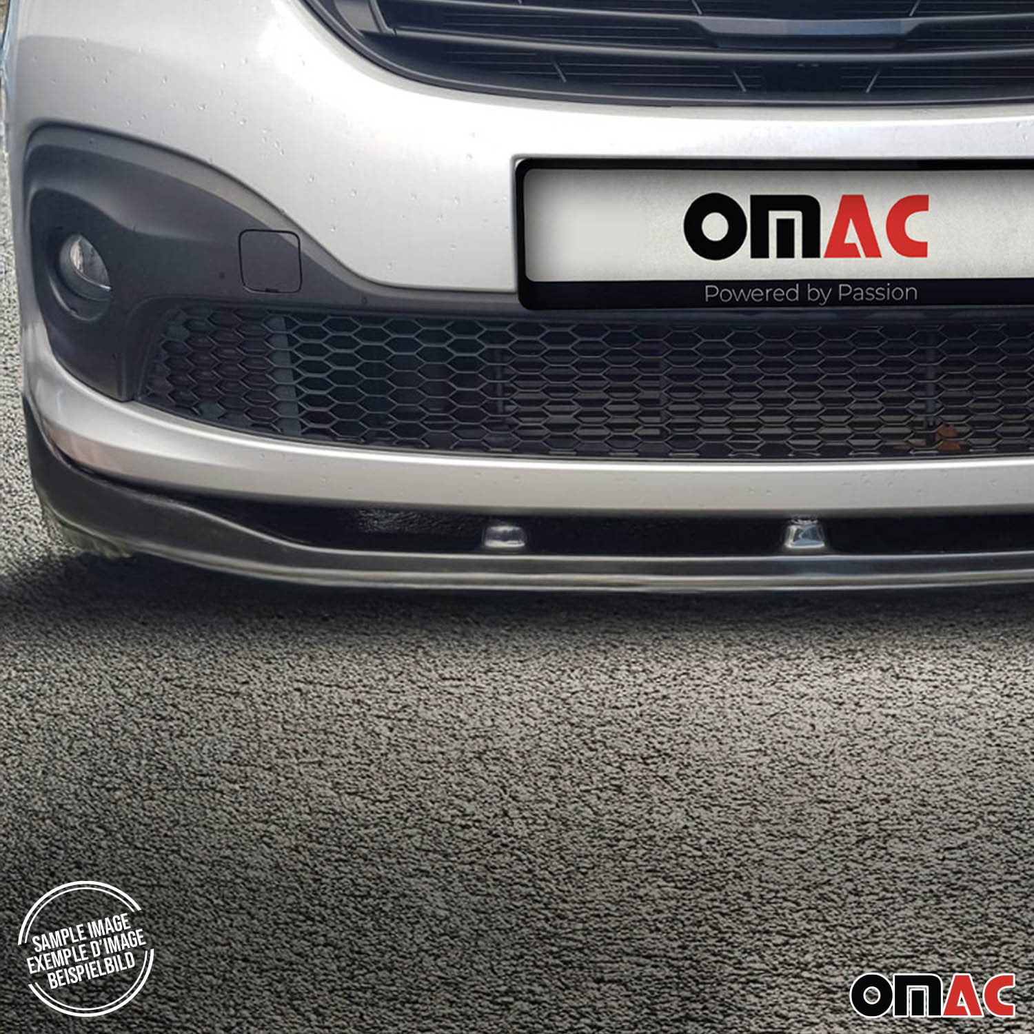 2021-2026 Ford Transit 150 250 350 Front Bumper Lip Splitter Black 1 Pc - Image 2