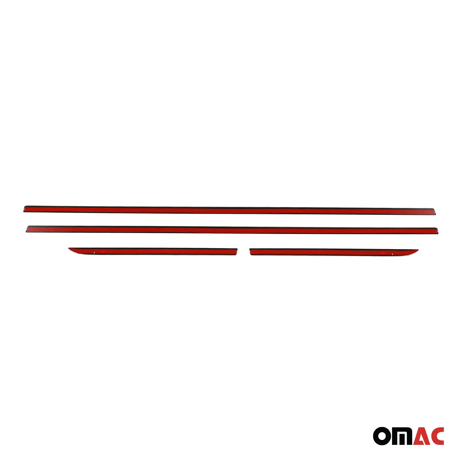 2005-2021 Nissan Frontier Side Door Molding Trim Skirt Garnish Black 4 Pcs - Image 10