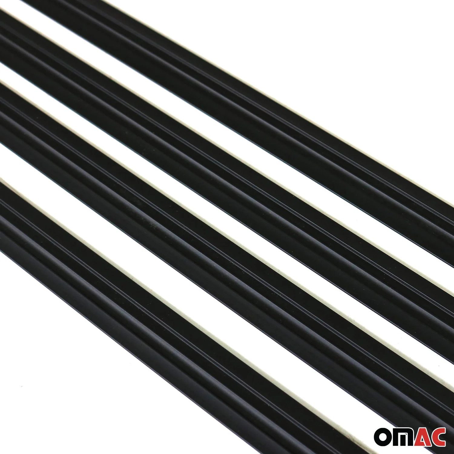 2012-2014 VW Passat B7 Sedan Side Door Molding Trim Skirt Garnish Black 4 Pcs - Image 8