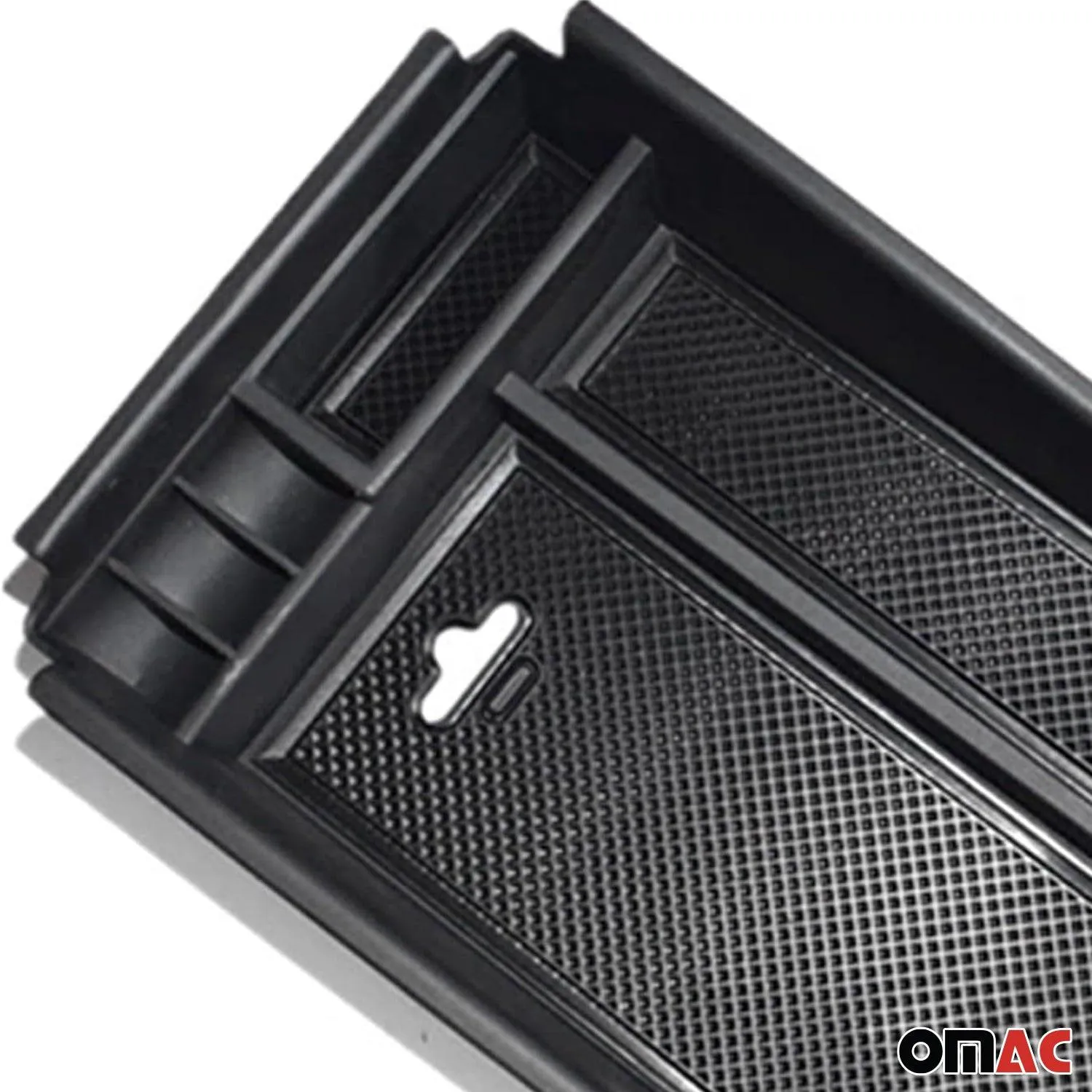 2012-2014 VW Passat B7 Center Console Armrest Storage Tray Black 1Pc - Image 7
