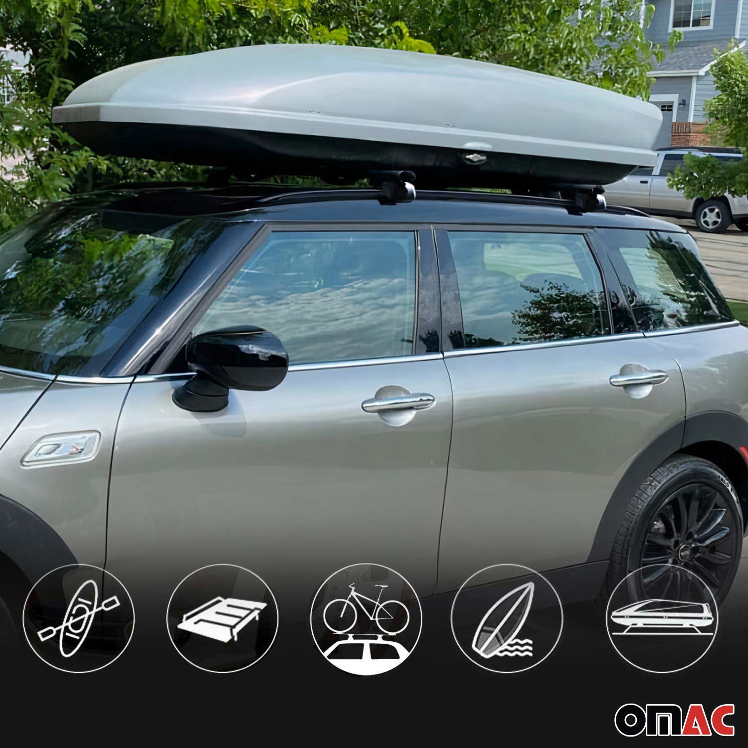 2021-2024 Audi A6 / RS6 Wagon Roof Rack Cross Bars Black - Image 7