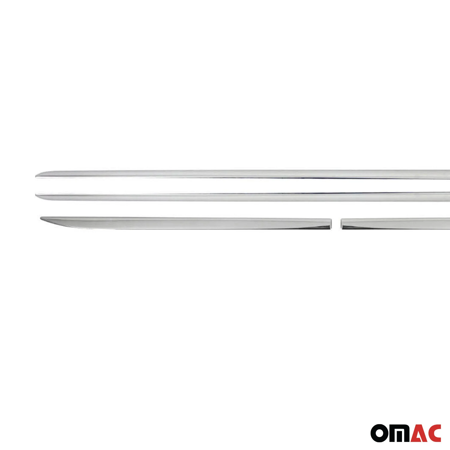 2008-2014 BMW X6 E71 Side Door Molding Trim Skirt Garnish Stainless Steel 4x - Image 6