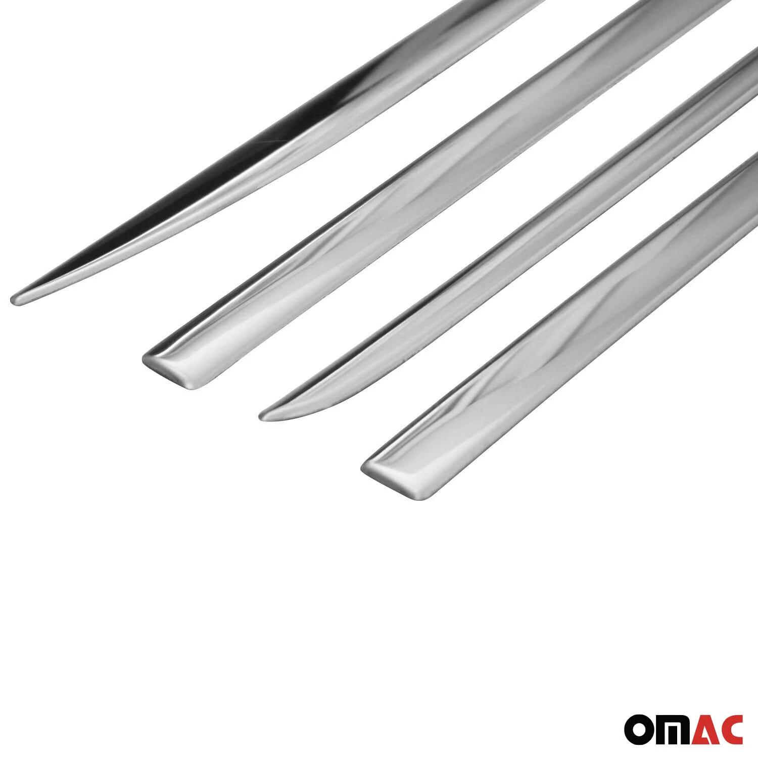 2008-2014 BMW X6 E71 Side Door Molding Trim Skirt Garnish Stainless Steel 4x - Image 9