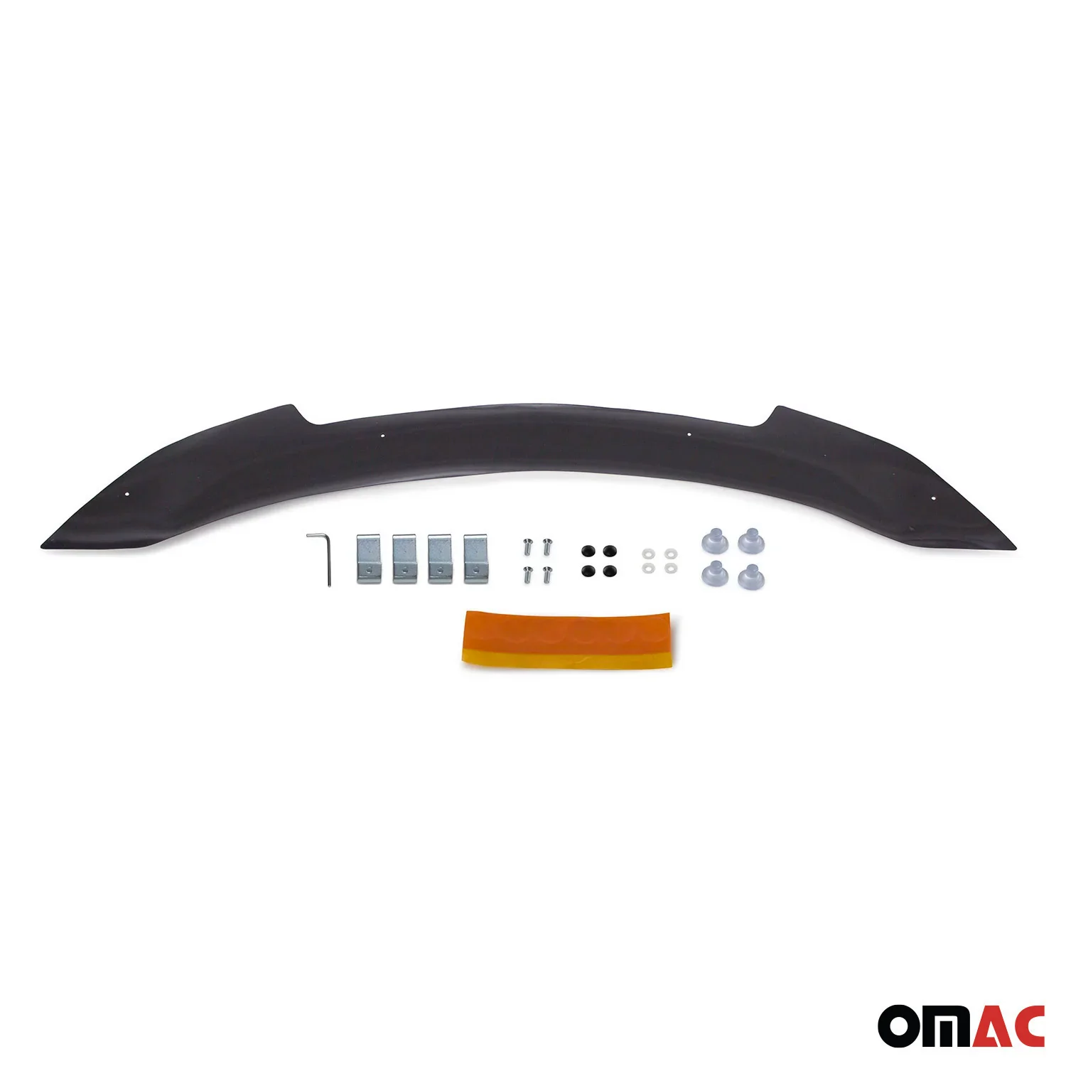 2011-2015 Chevrolet Cruze Set Bug Shield Hood Deflector & Window Visor Vent Kit 5Pcs Smoke - Image 7