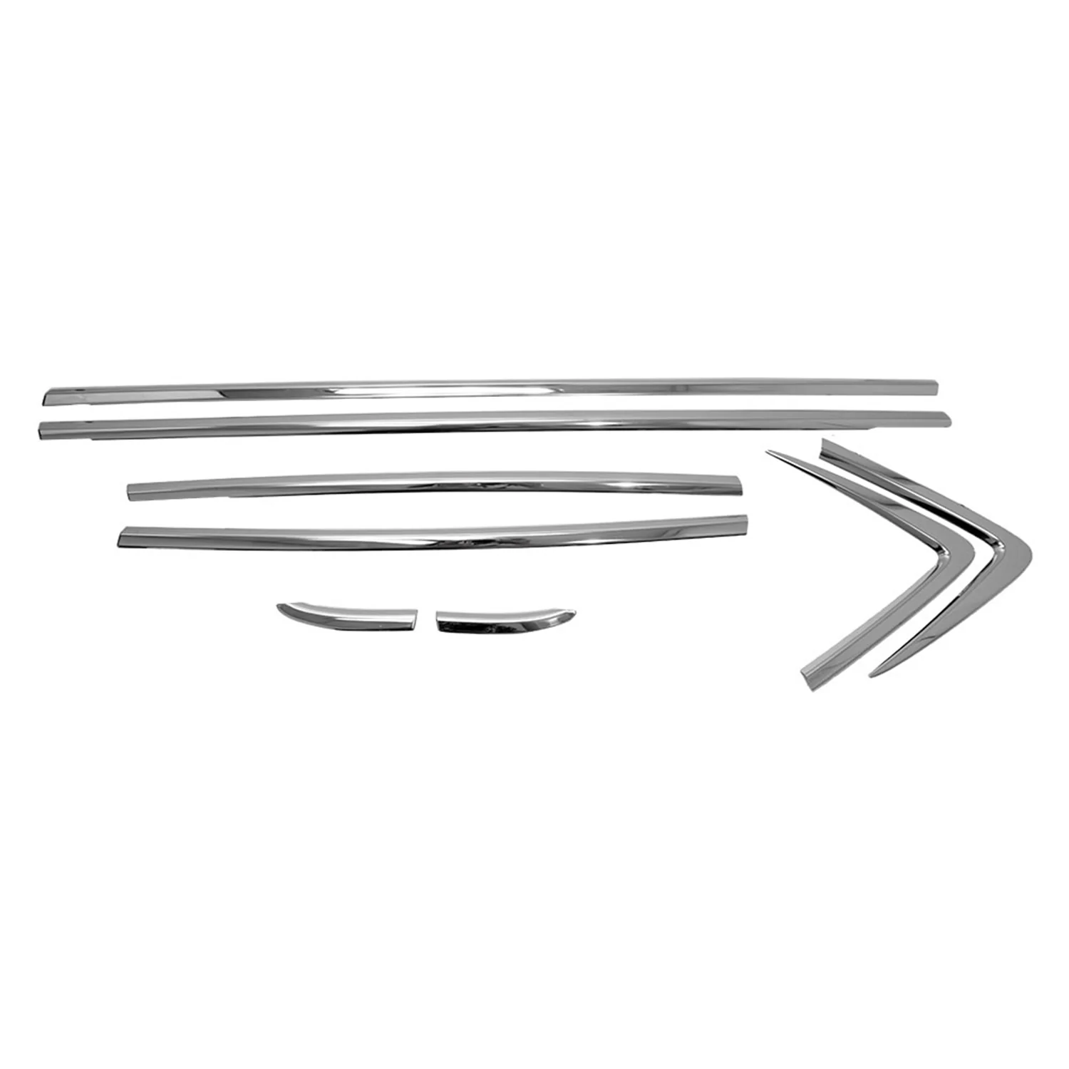 2013-2016 Buick Encore Window Molding Trim Streamer Stainless Steel Silver 8 Pcs - Image 7