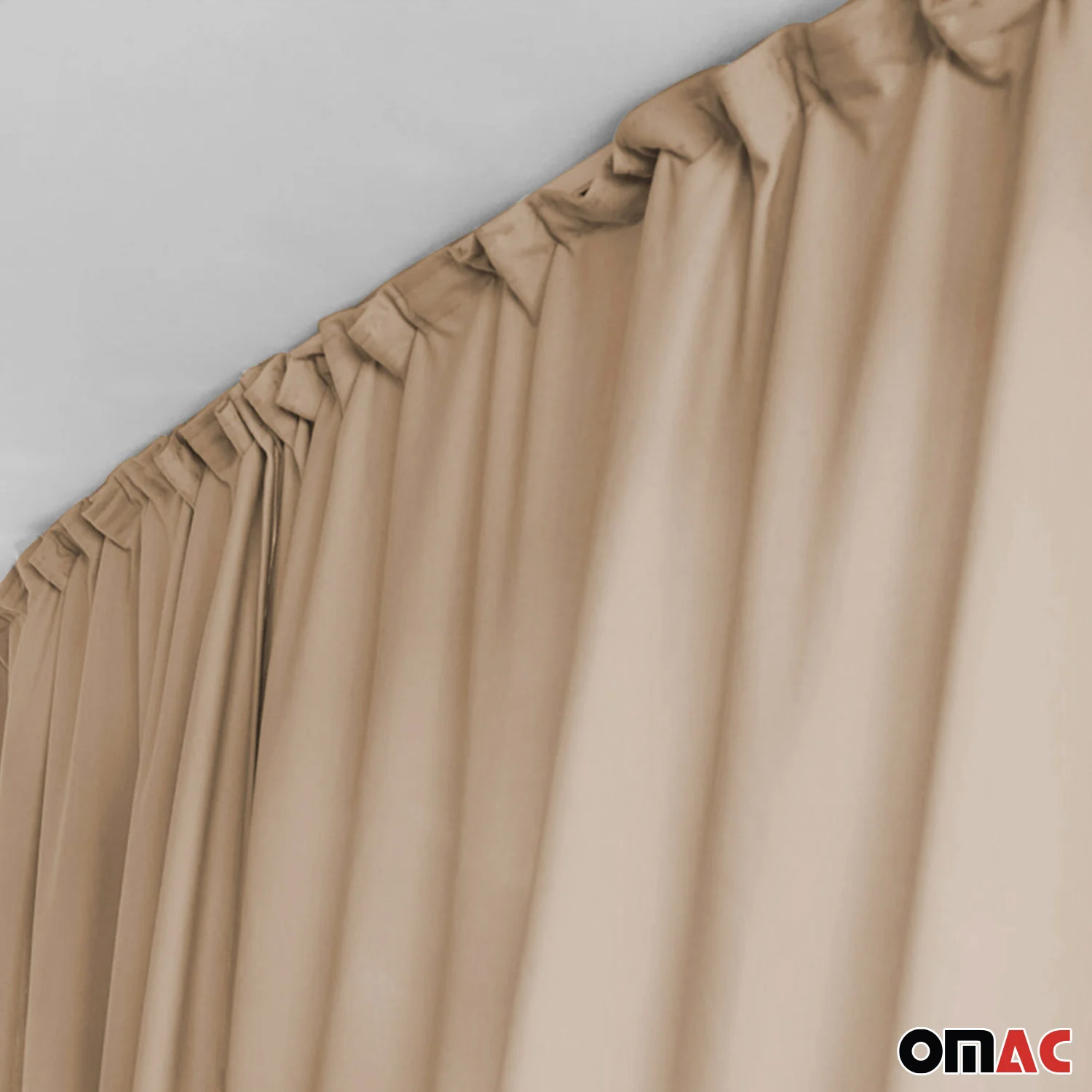 79" x 71" Van Cab Divider Cabin Curtain Campervan Kit Beige - Image 7