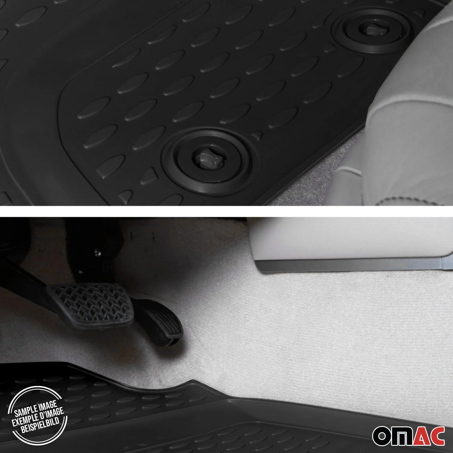 2015-2020 Cadillac Escalade ESV OMAC Floor Matss Liner Black All-Weather 4x - Image 8