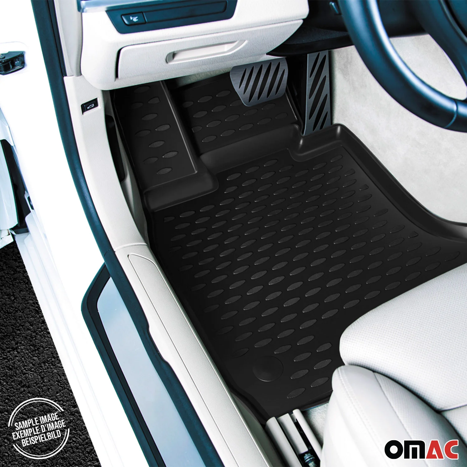 2010-2016 Cadillac SRX Floor Mats Liners Full Set All Weather Black - Image 9
