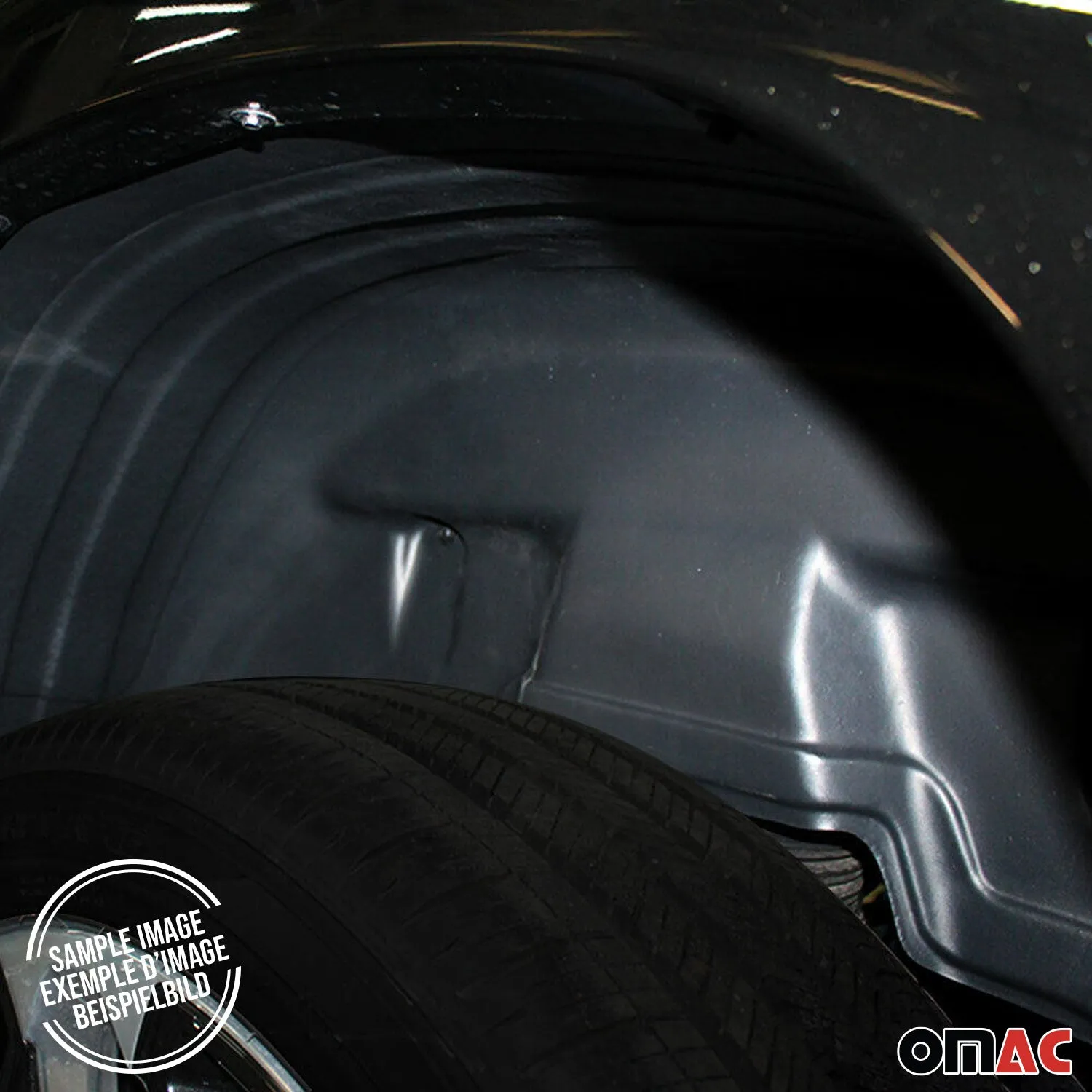 2021-2023 Kia Rio Front Set Wheel Arch Liner Splash Fender Guard Black 2 Pcs - Image 4