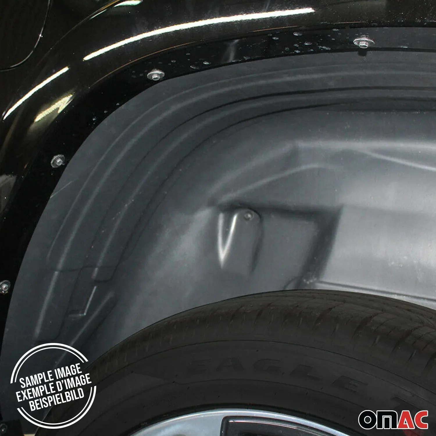 2021-2023 Kia Rio Front Set Wheel Arch Liner Splash Fender Guard Black 2 Pcs - Image 8