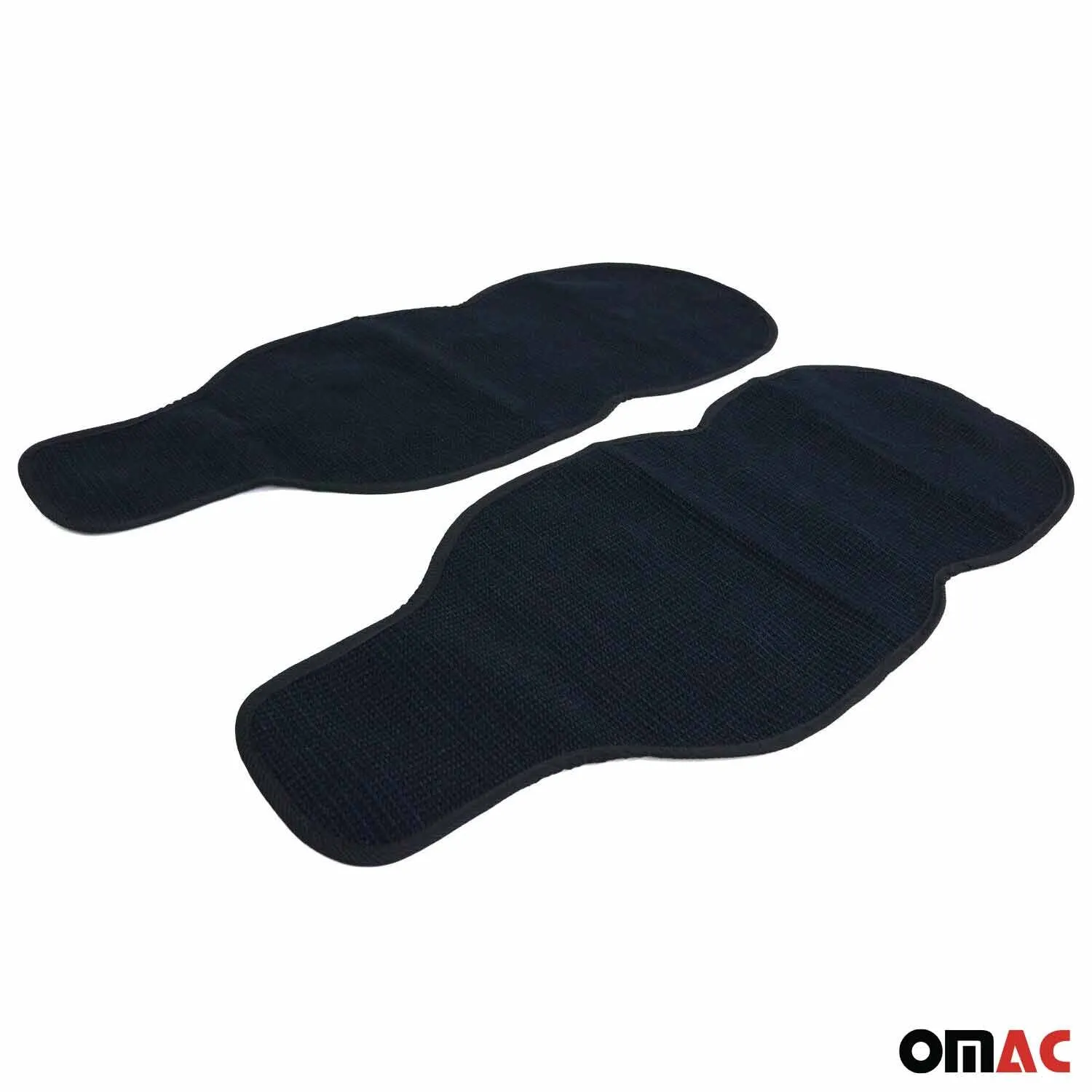 Honda Antiperspirant Front Seat Cover Pads Black Dark Blue 2 Pcs - Image 5