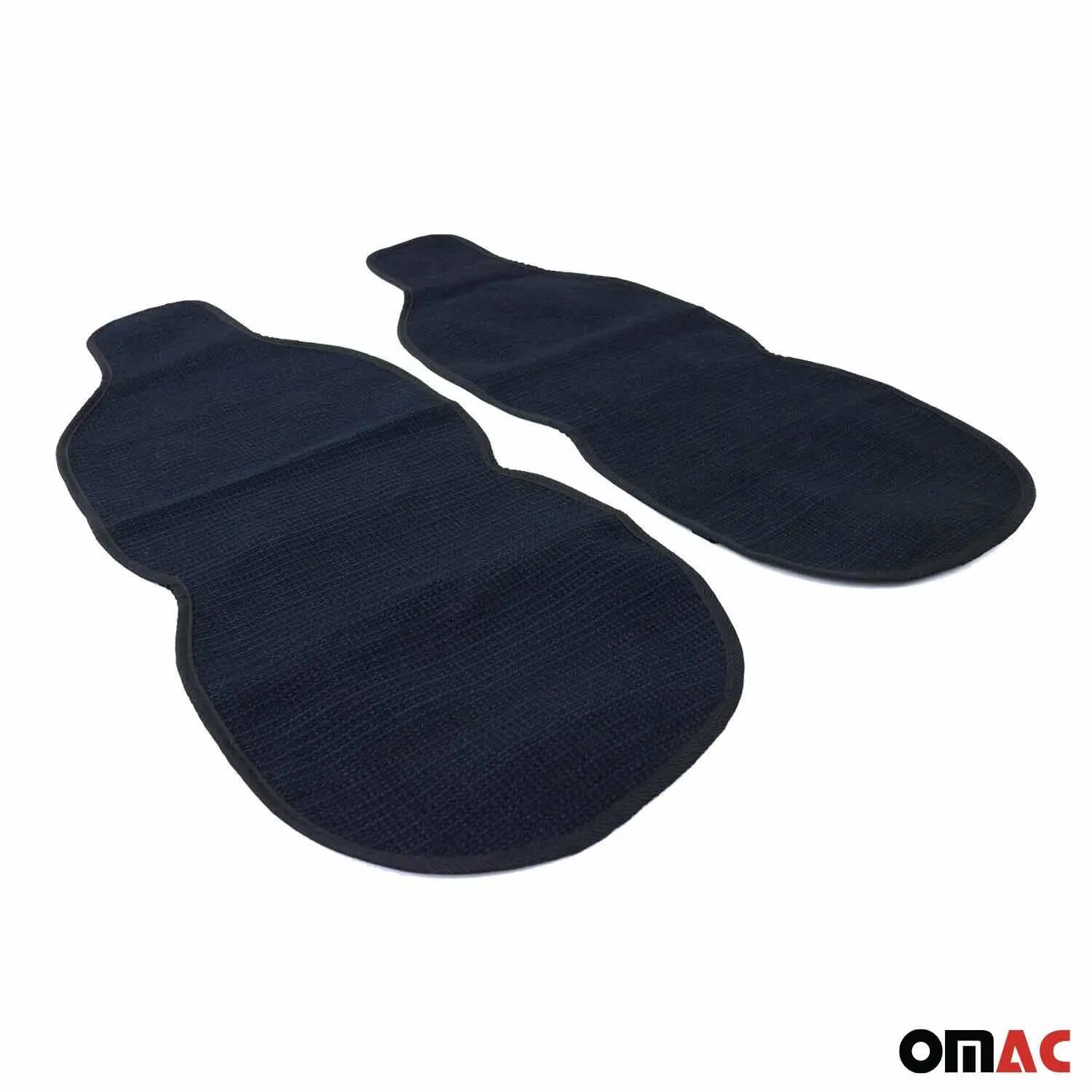 Hummer Antiperspirant Front Seat Cover Pads Black Dark Blue 2 Pcs - Image 4