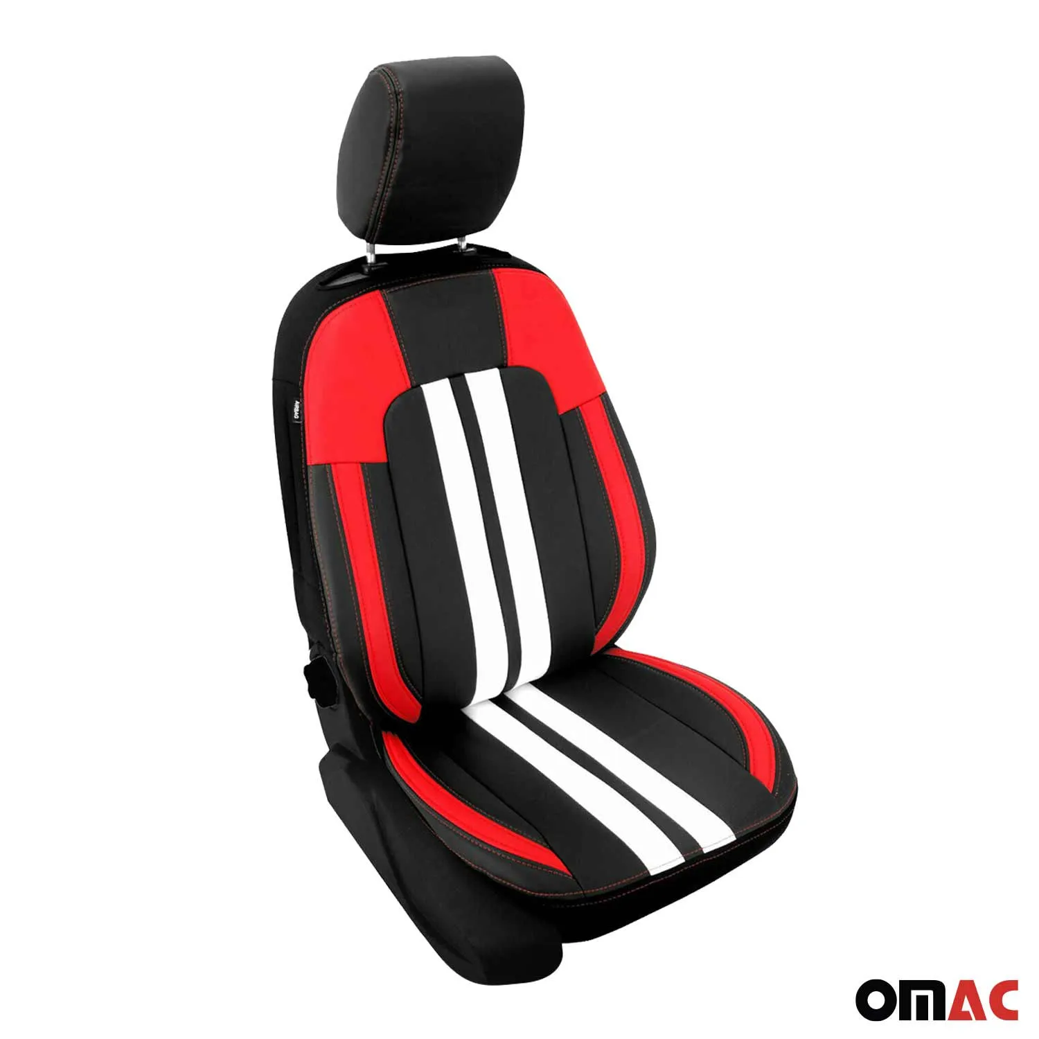 Ford Front Car Seat Covers Protector Black White Breathable Cotton - Image 7