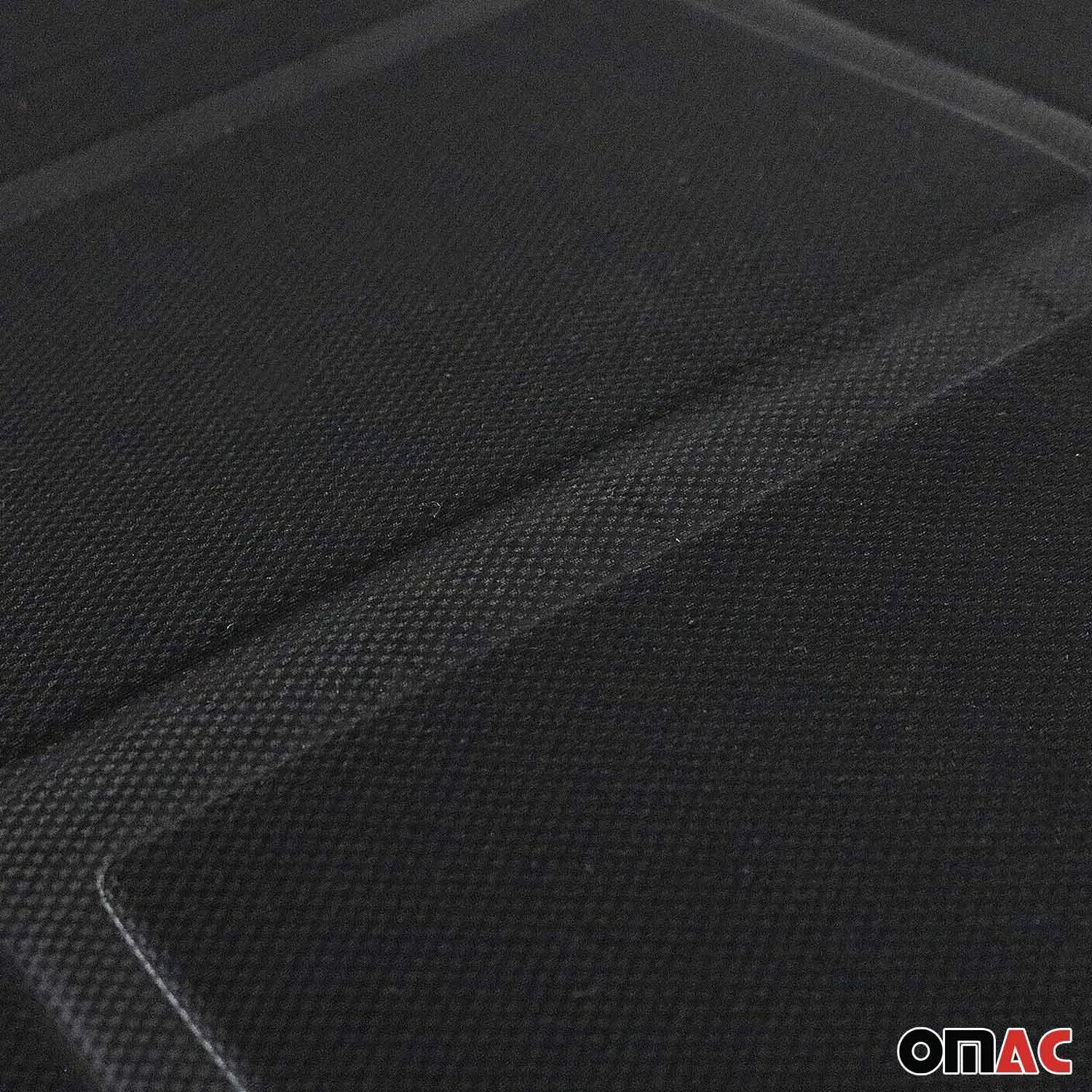 Mazda Car Seat Protector Cushion Cover Mat Pad Black Black 2 Pcs - Image 7