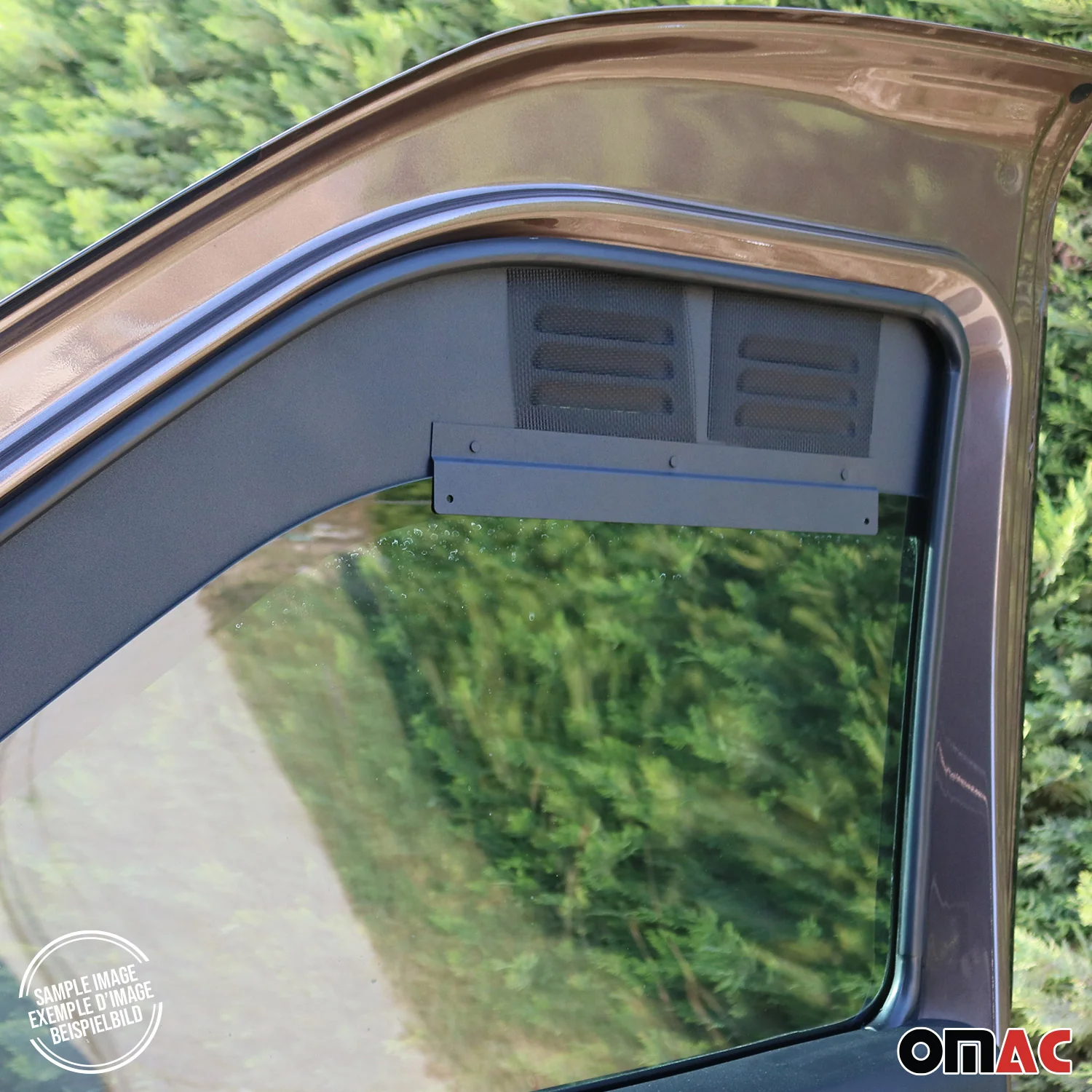 1993-2003 VW Eurovan Car Ventilation Window Air Vent Aluminium Black 2 Pcs - Image 3