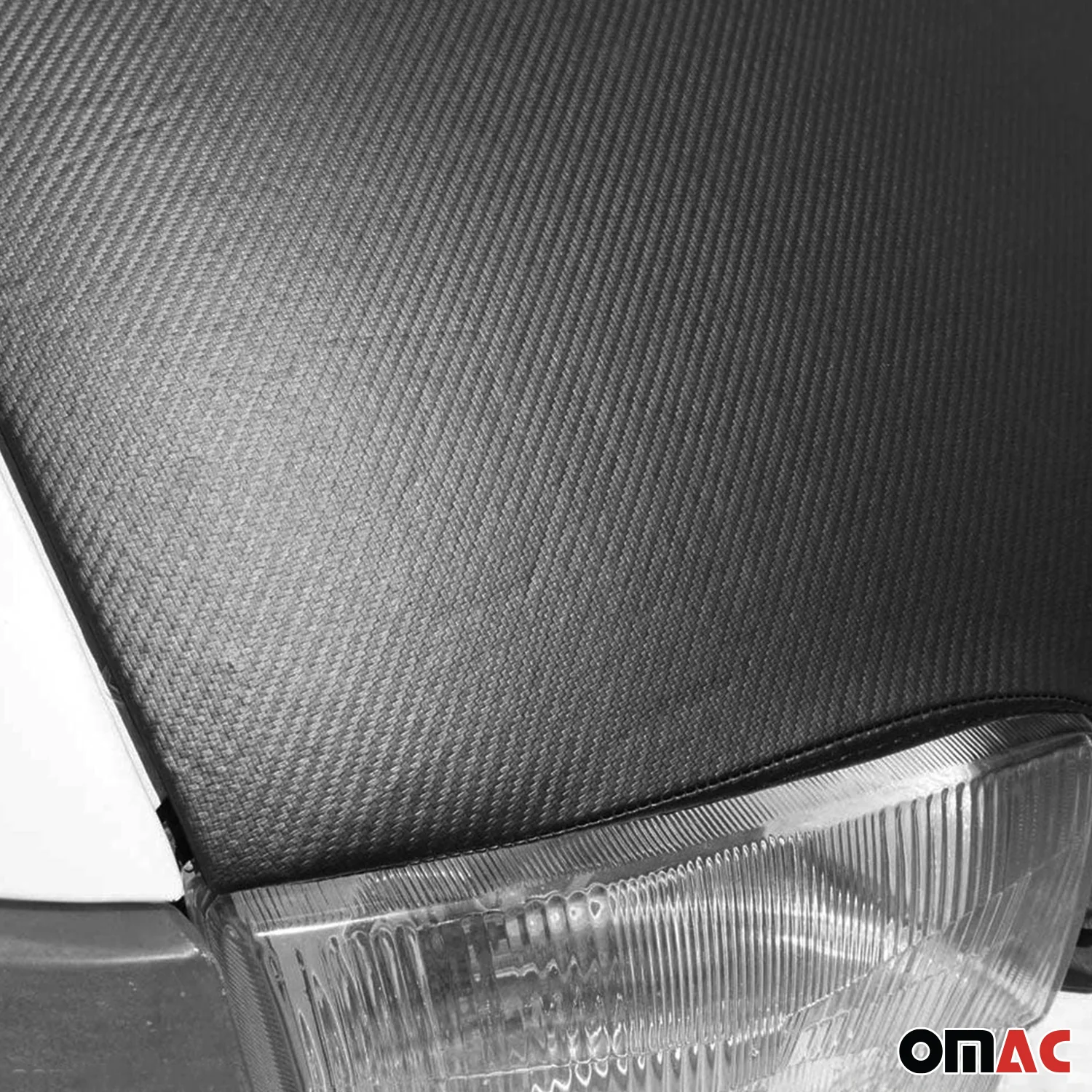 2015-2026 Ford Transit Car Bonnet Mask Hood Bra Carbon Black Full Coverage - Image 4