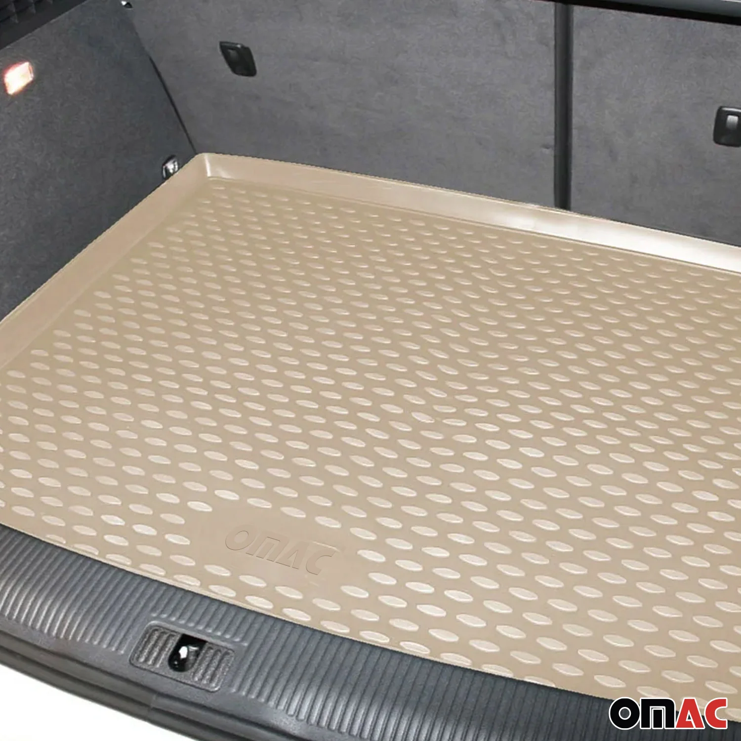 2017-2024 Nissan Armada Cargo Liner Trunk Mat All Weather Beige - Image 6