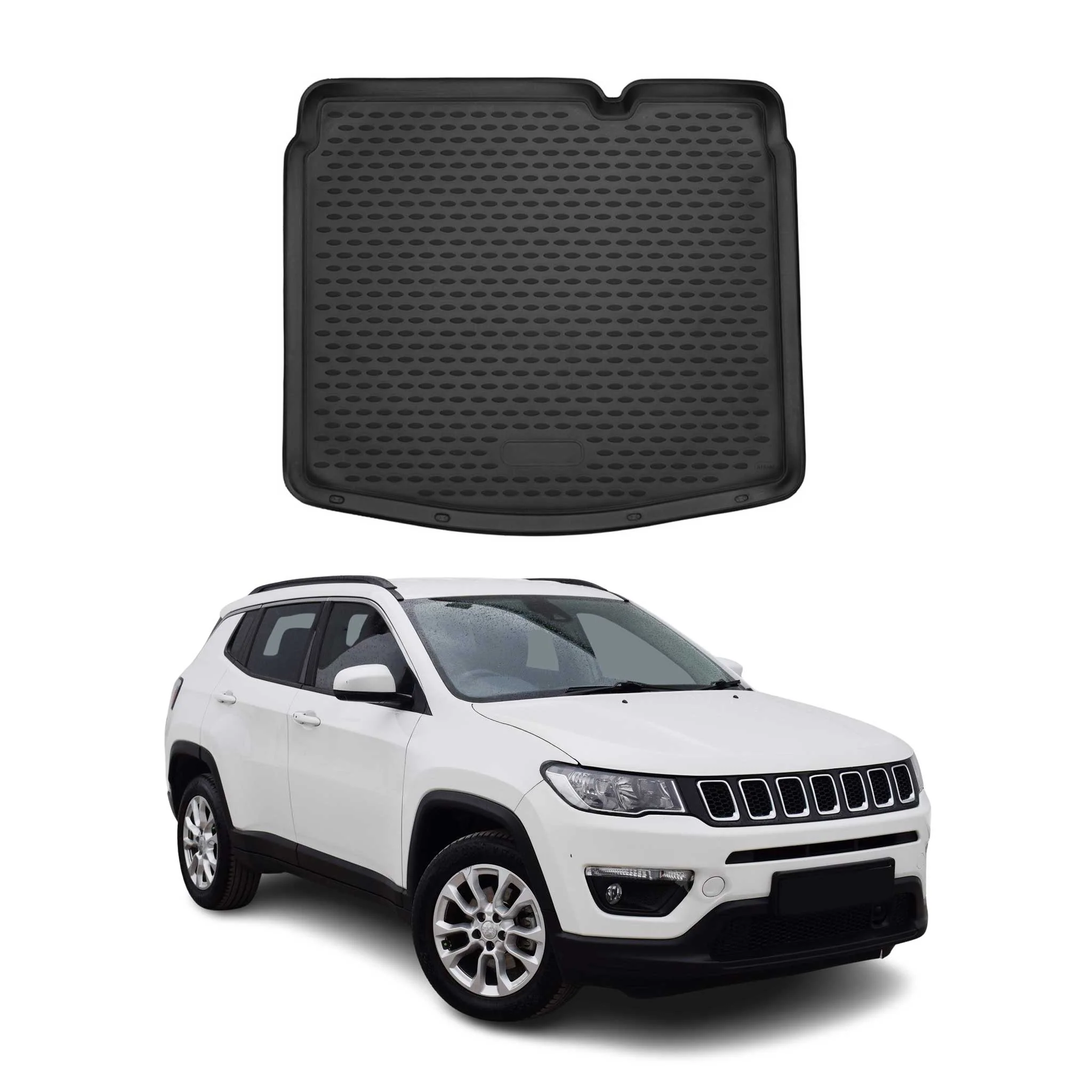 2017-2026 Jeep Compass Cargo Liner Trunk Mat All Weather Lower Black