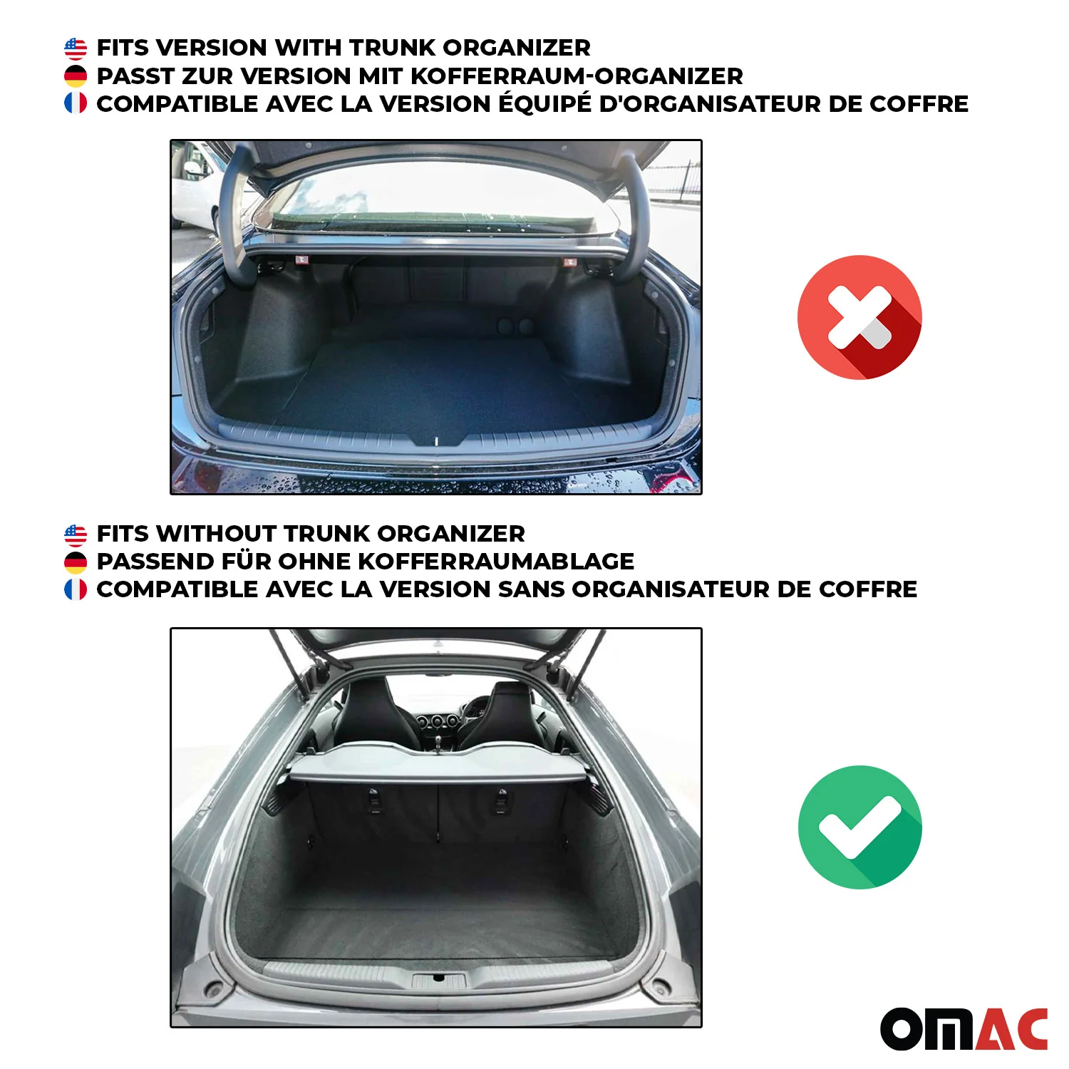 2017-2026 Alfa Romeo Giulia Cargo Liner Trunk Mat All Weather Black - Image 3