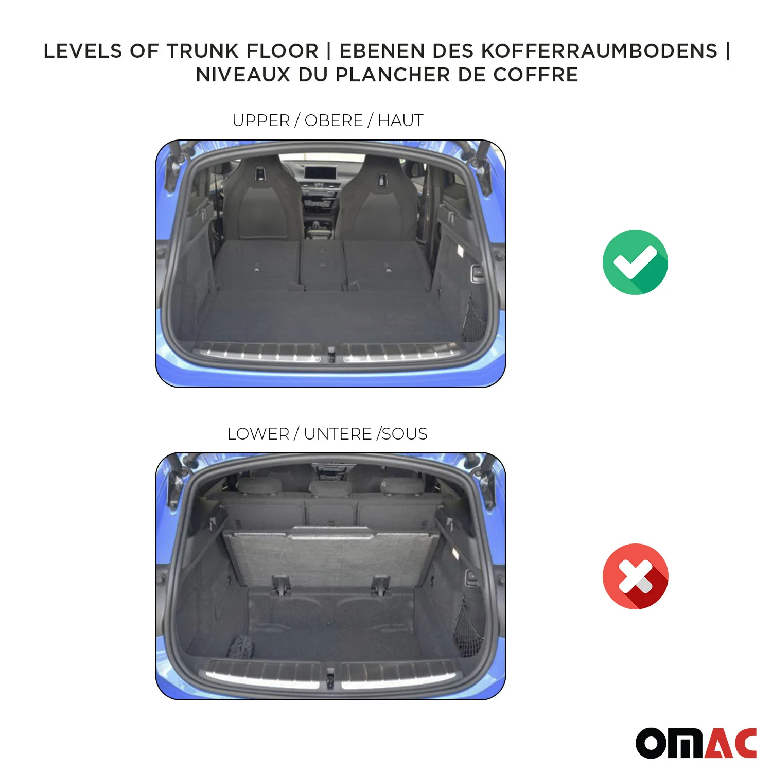 2019-2026 Toyota Corolla Hatchback Cargo Liner Trunk Mat All Weather All Type Engines - Image 3