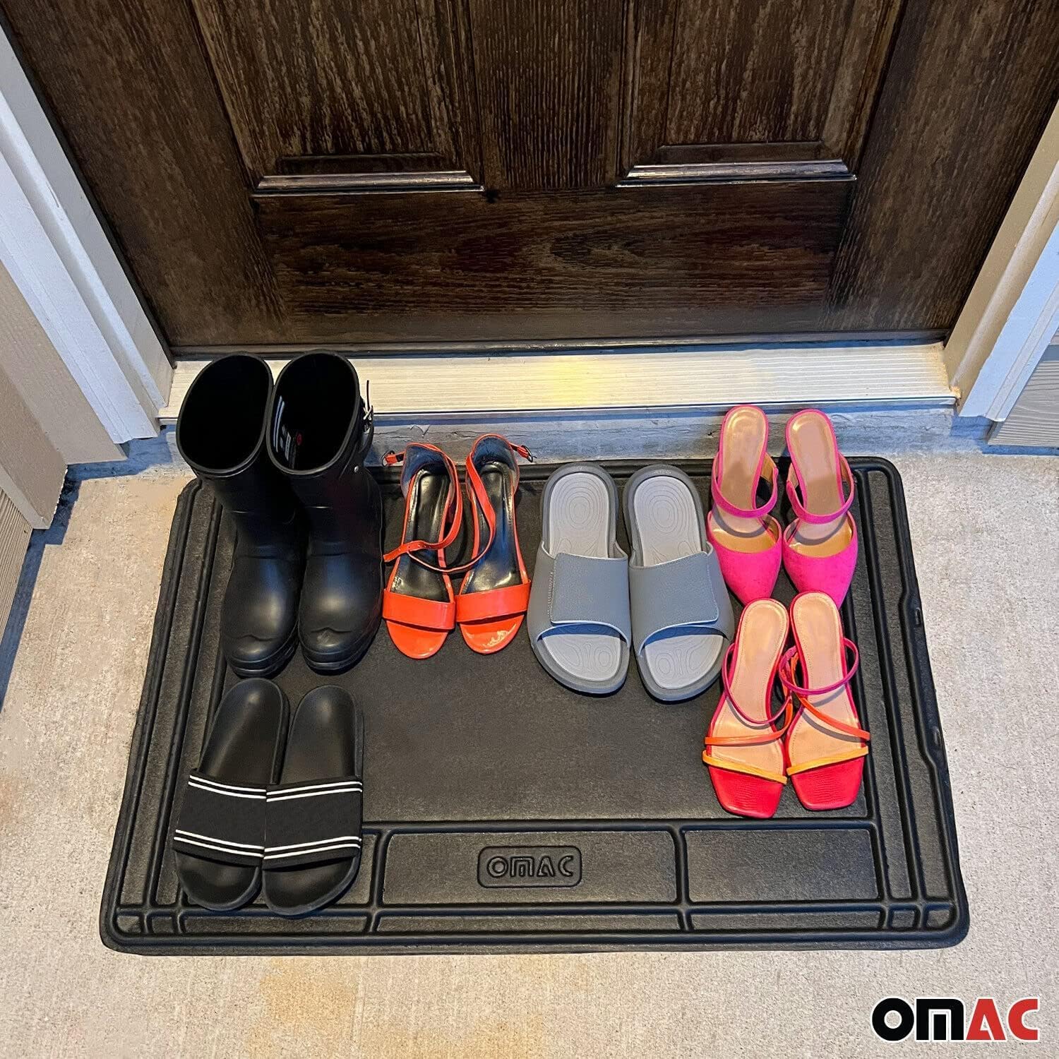 OMAC Pet Feeding Mat Waterproof Anti-Slip Dogs and Cats Food Placement Mat - Image 5
