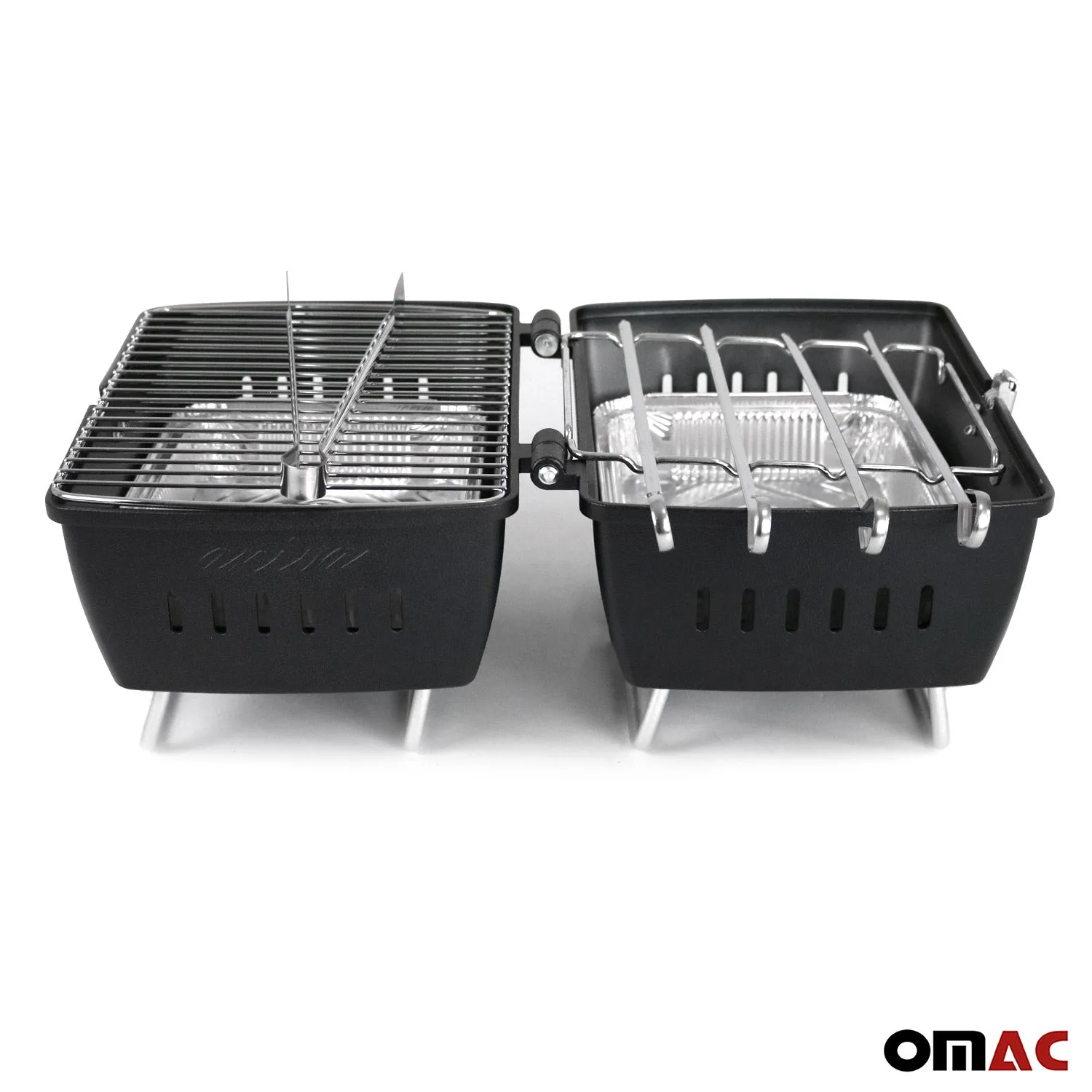 Charcoal Grill Portable Grill Garden Outdoor Black Picnic Grill 13 Pcs BBQ - Image 8