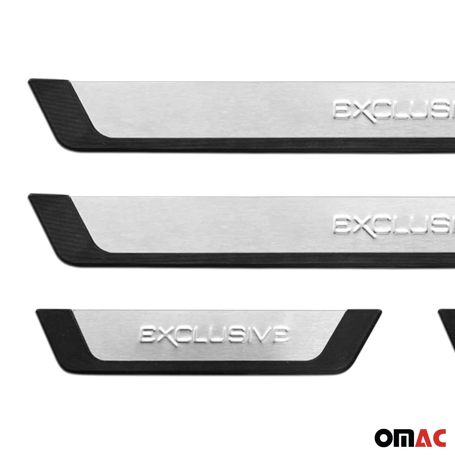 2012-2015 Chevrolet Captiva Sport Door Sill Scuff Plate Scratch Protector Exclusive Brushed Stainless Steel 4Pcs - Image 3