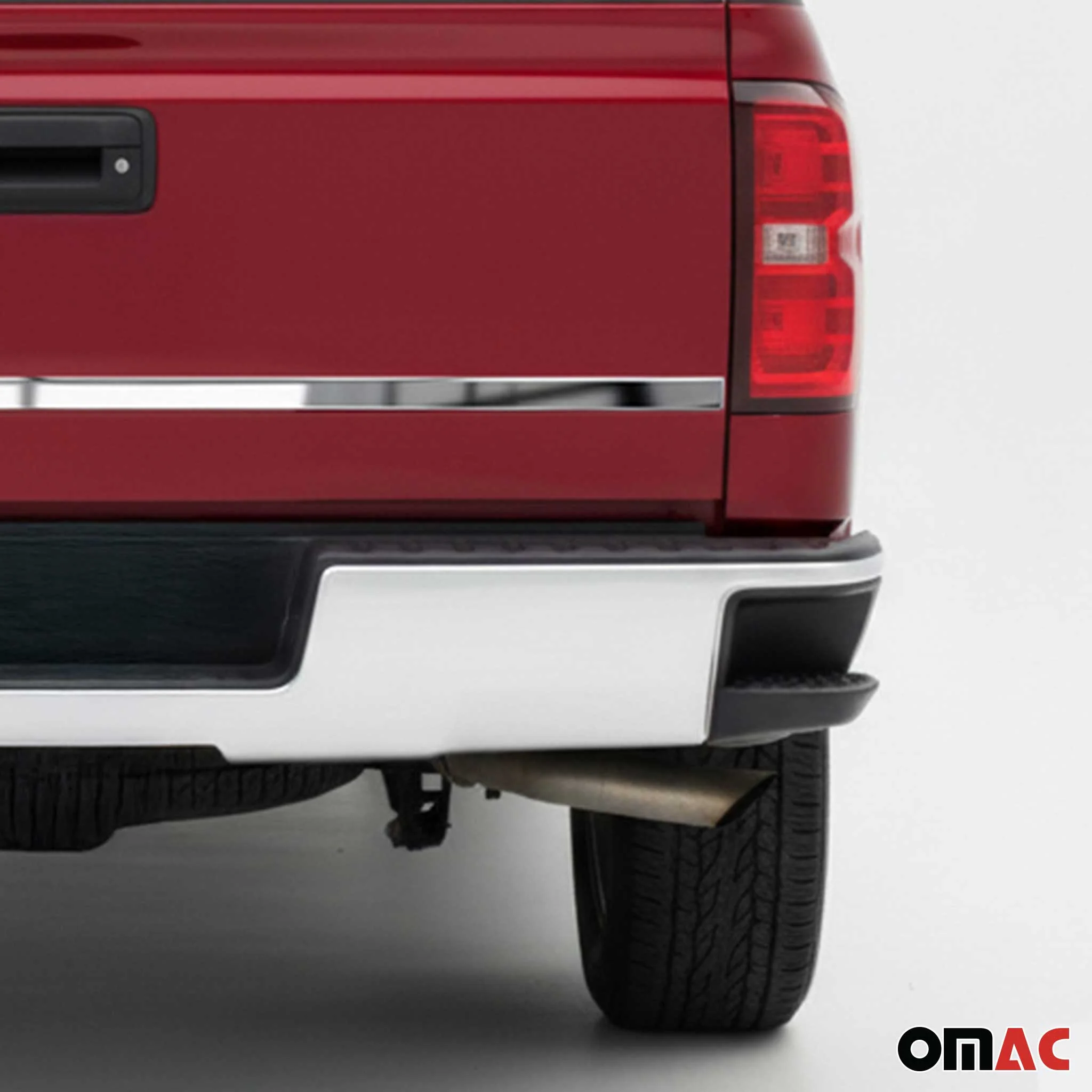 2014-2019 GMC Sierra 1500/2500/3500 HD Rear Trunk Molding Trim Stainless Steel Silver 1Pc - Image 3