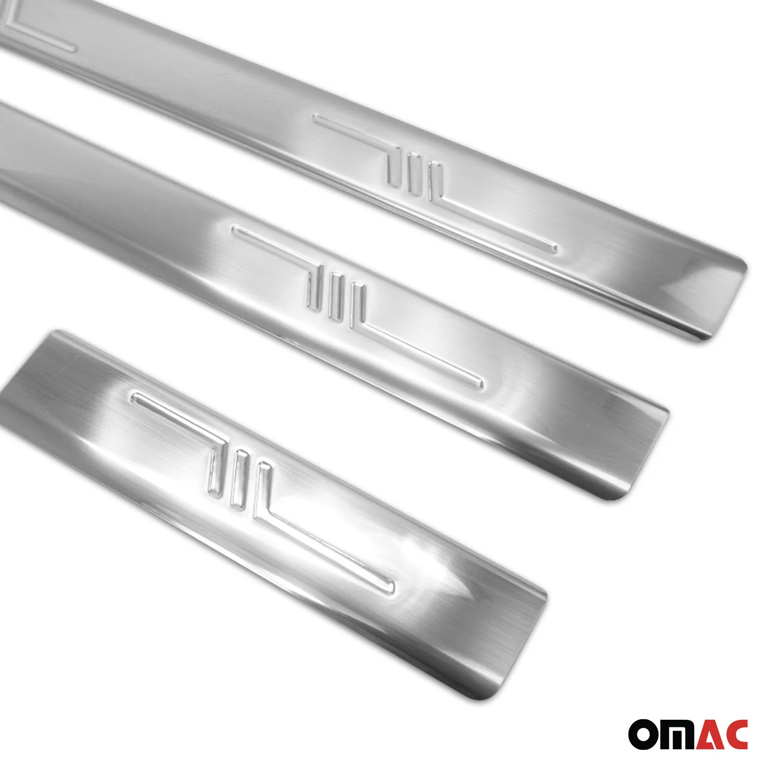 2003-2008 Toyota Corolla Sedan Door Sill Scuff Plate Scratch Protector Stainless Steel - Image 3